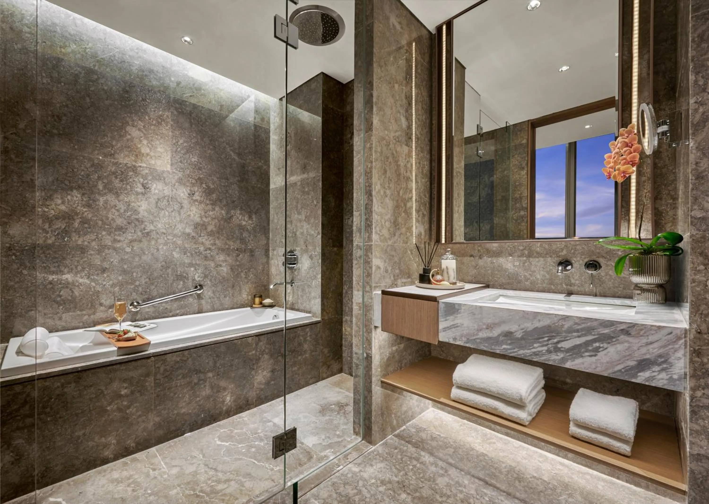 Bathroom in Pan Pacific Jakarta