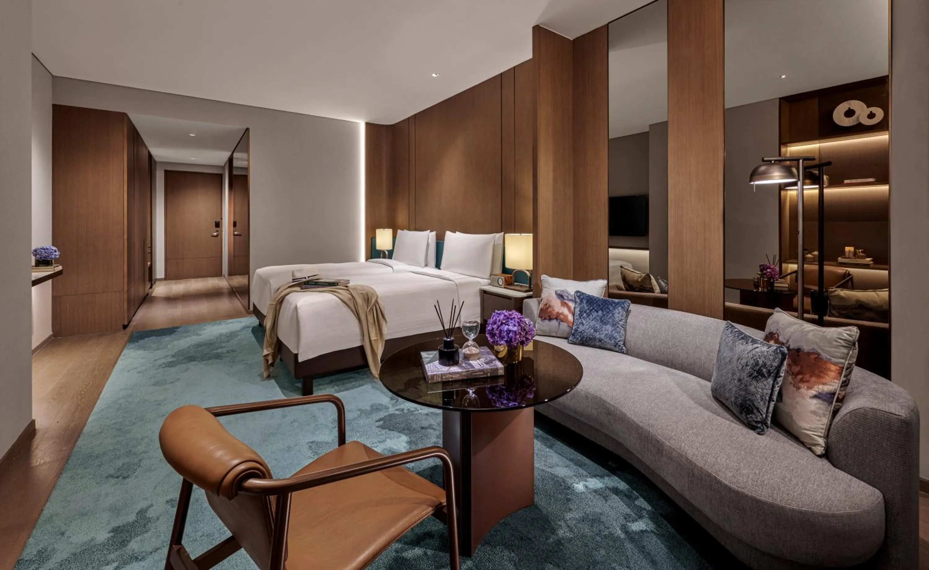 Seating area in Pan Pacific Jakarta