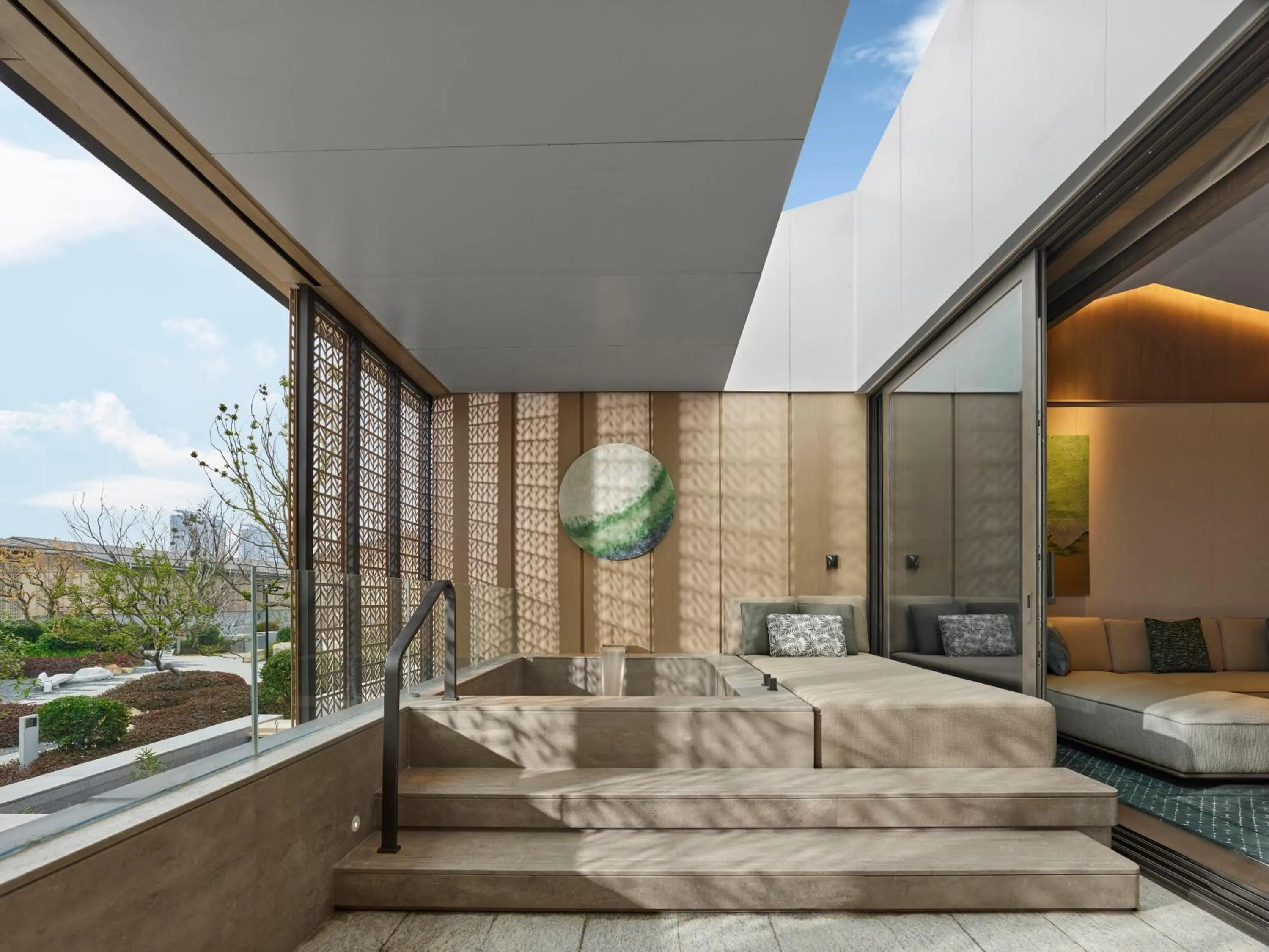 Hot Spring Bath in Banyan Tree Suzhou Shishan