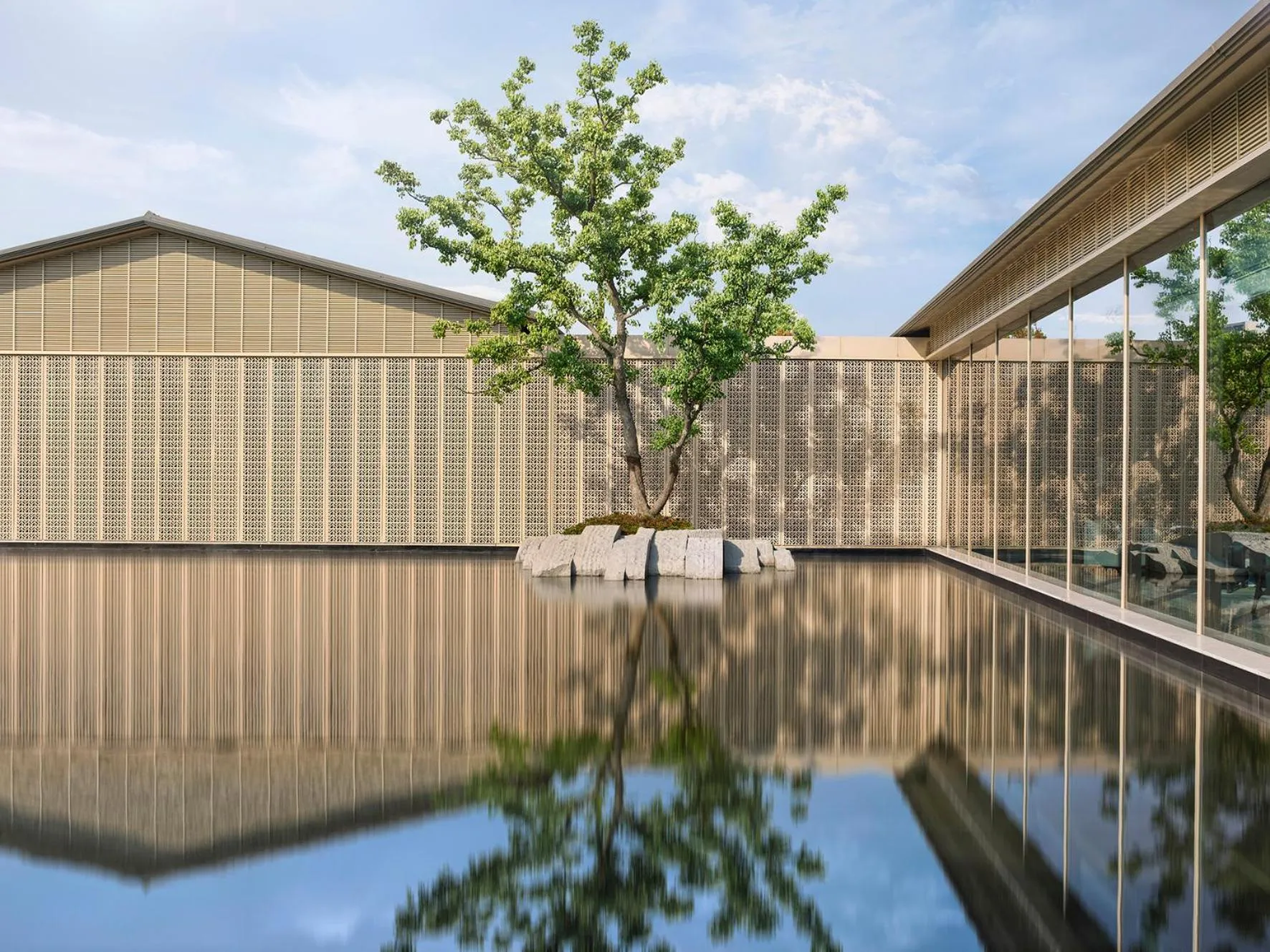 Property building in Banyan Tree Suzhou Shishan