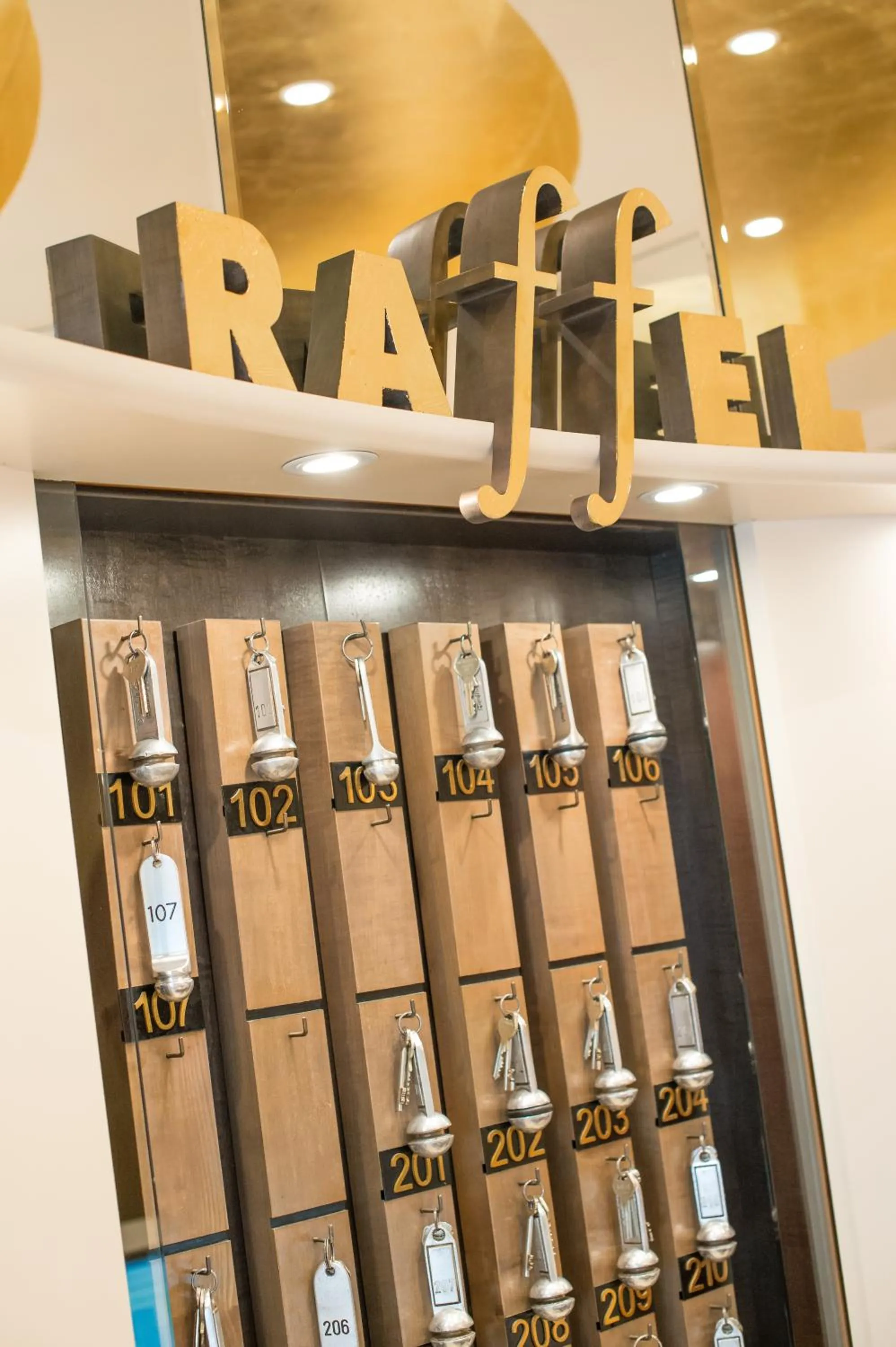 Lobby or reception in Hotel Raffel