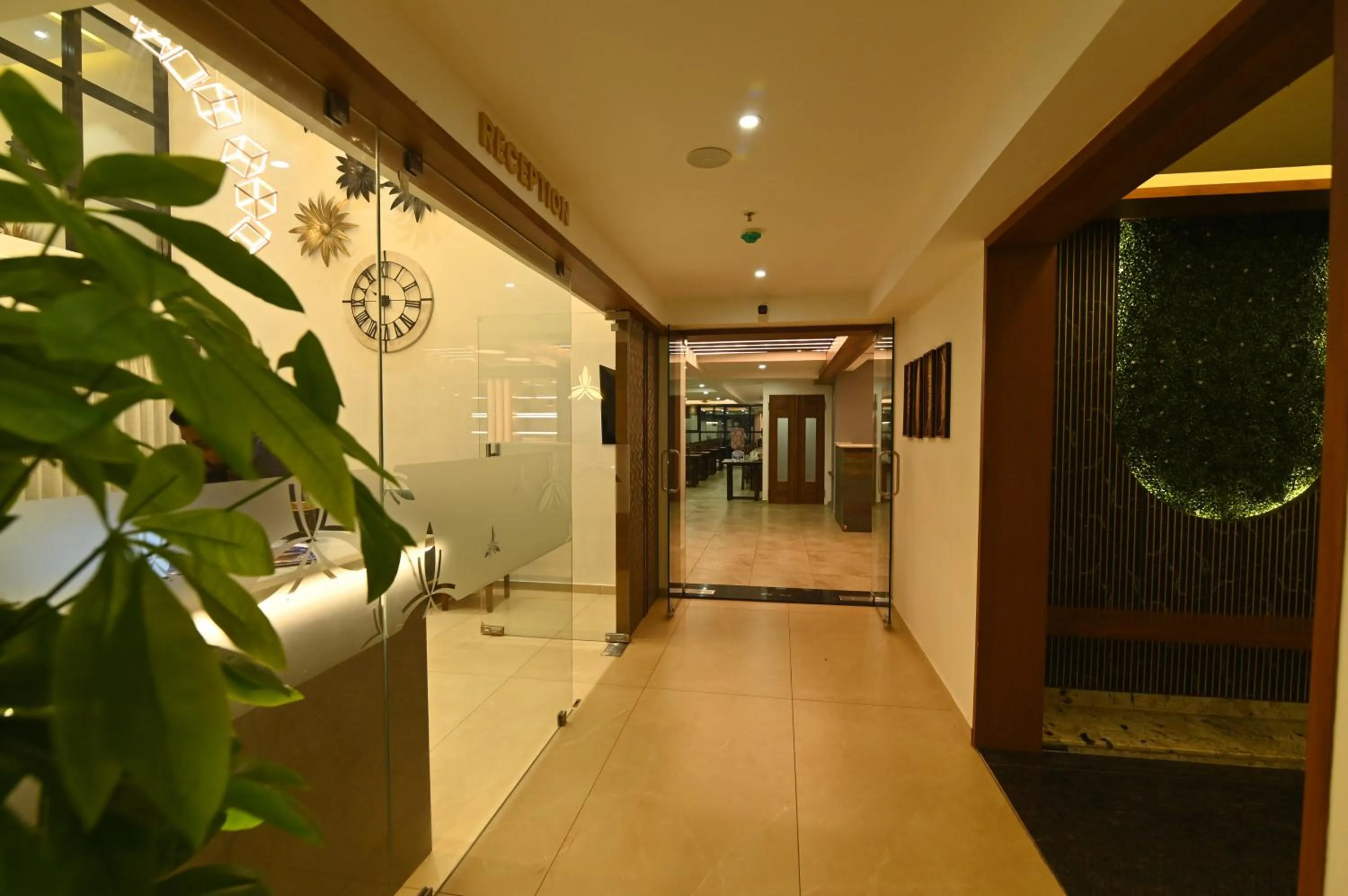 Lobby or reception in Aurelia Comforts - Deralakatte