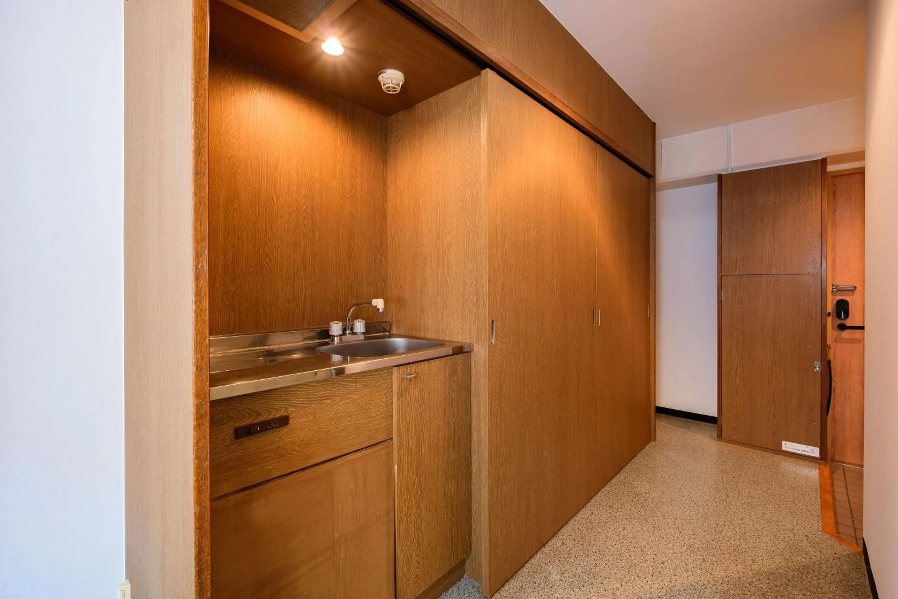 Kitchen or kitchenette in Miyazaki Mango Hotel