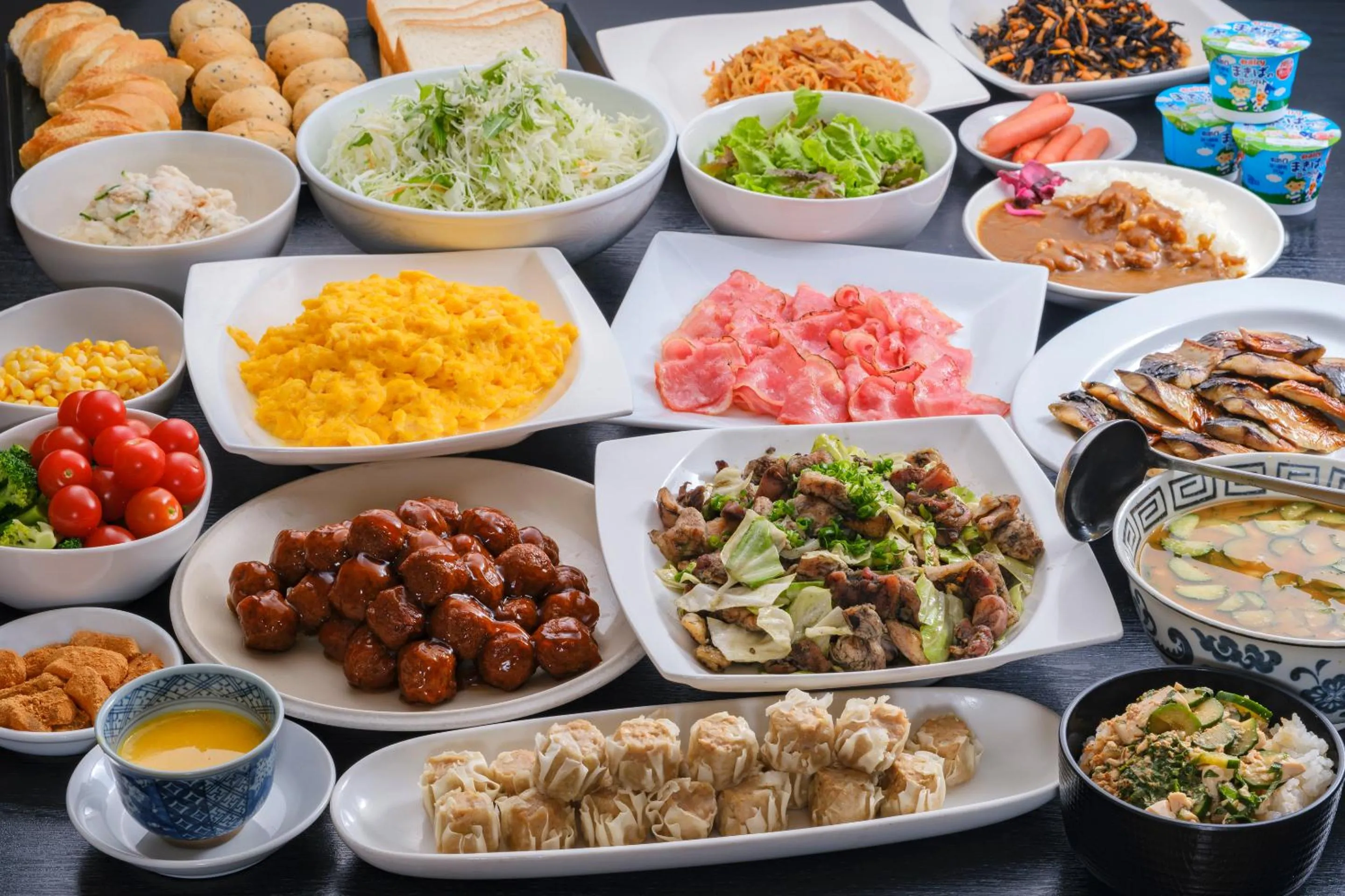 Buffet breakfast in Miyazaki Mango Hotel