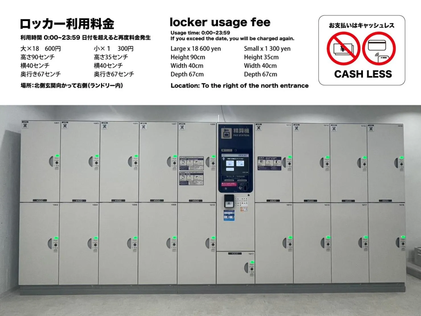 Text overlay in Miyazaki Mango Hotel