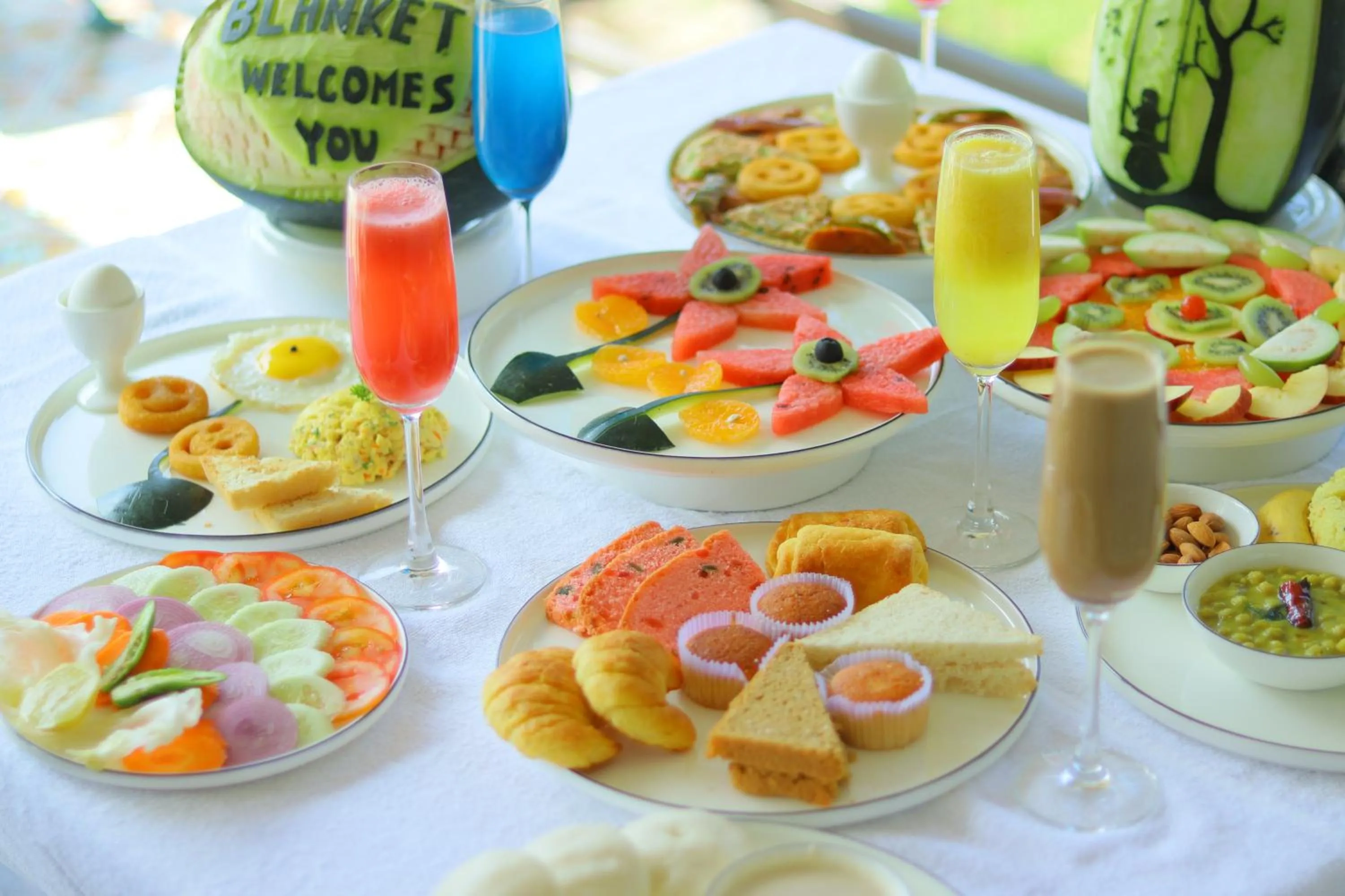 Breakfast in Blanket Days Resort and Spa