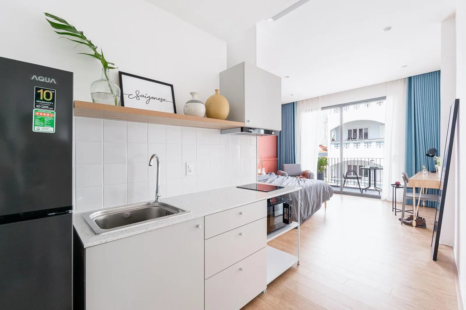 Kitchen or kitchenette in M Village Living 59 Thảo Điền