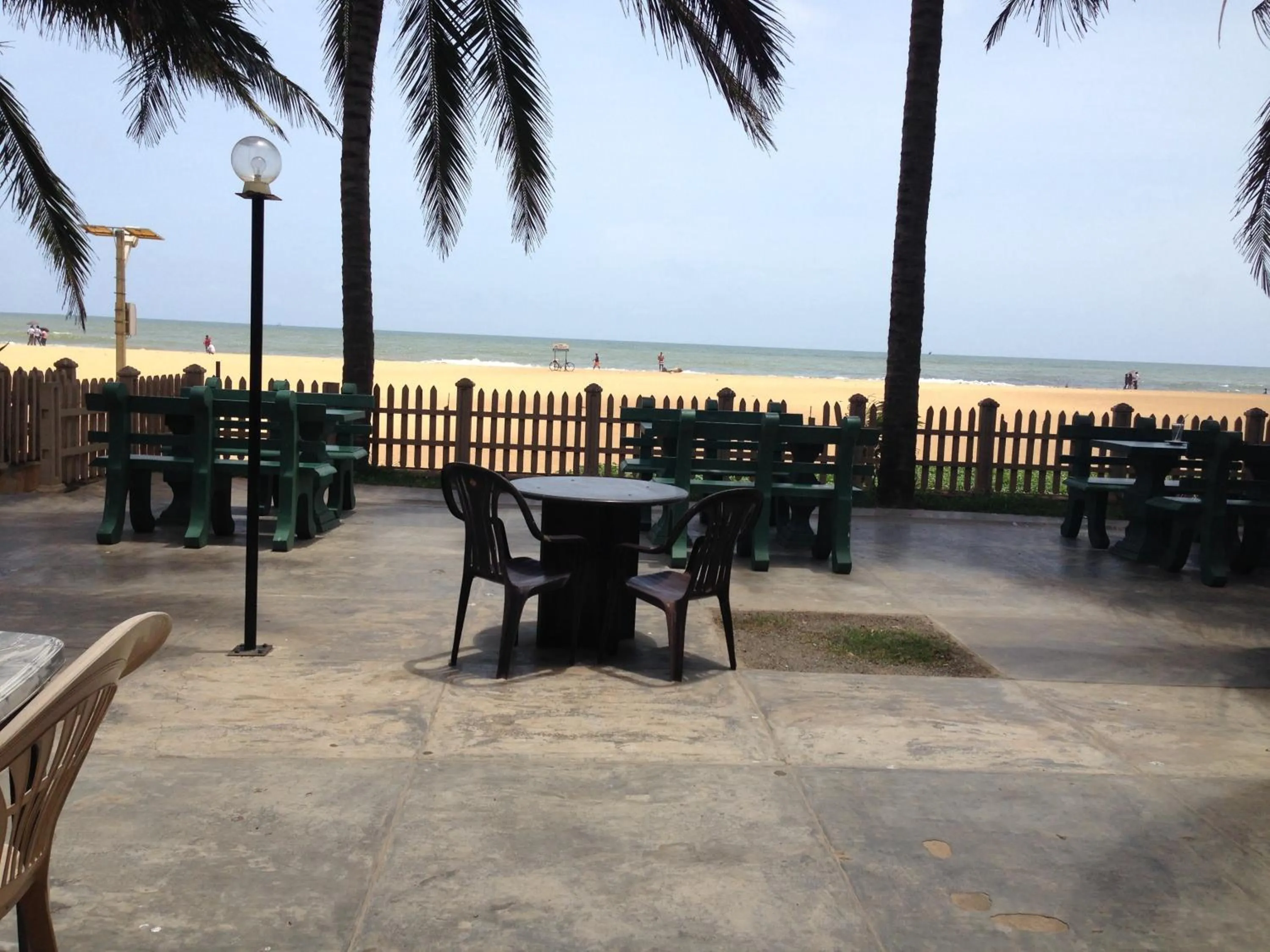 Patio in Oasis Beach Resort