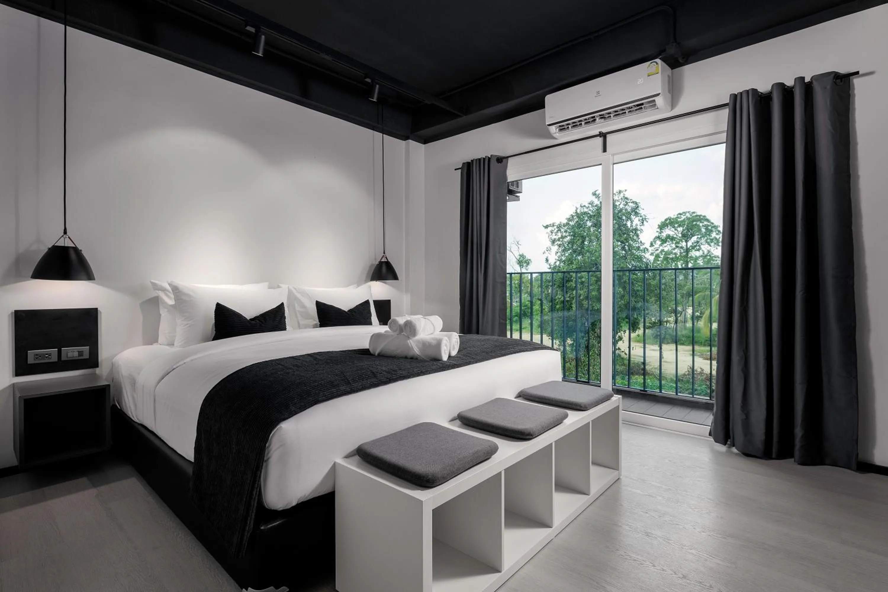 Bed in BedTime Hotel Samui