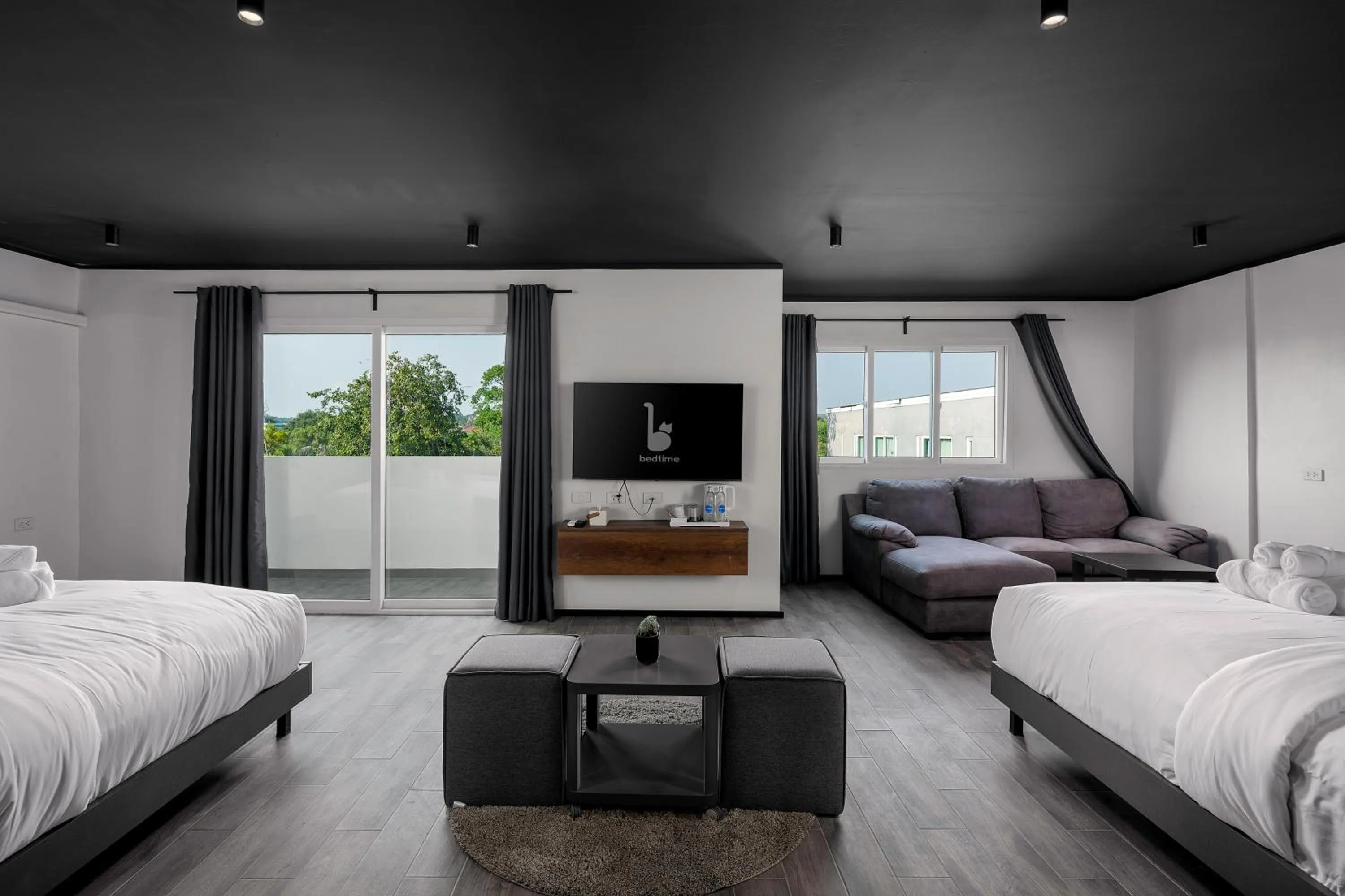 Bed in BedTime Hotel Samui