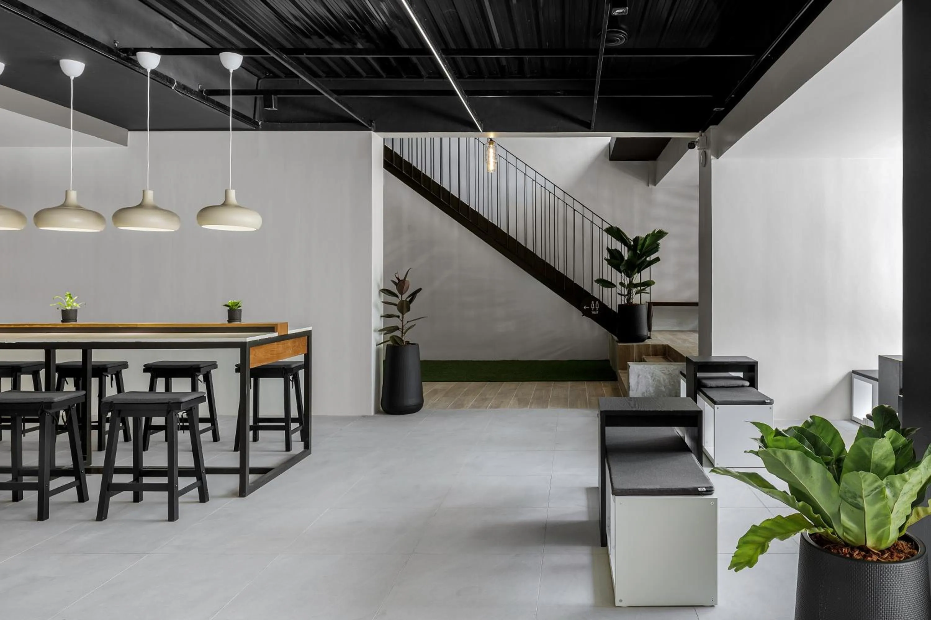 Lobby or reception in BedTime Hotel Samui