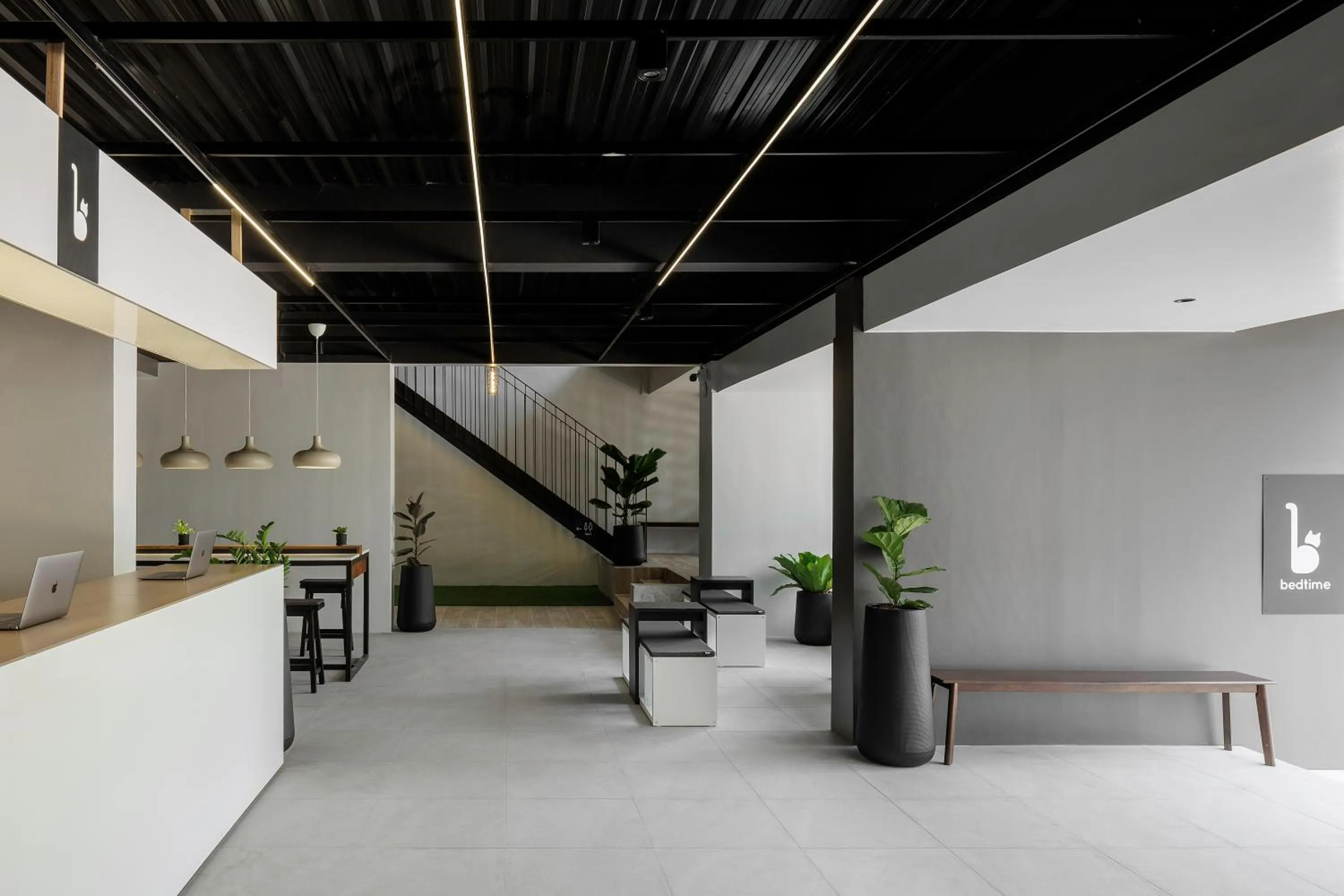 Lobby or reception in BedTime Hotel Samui