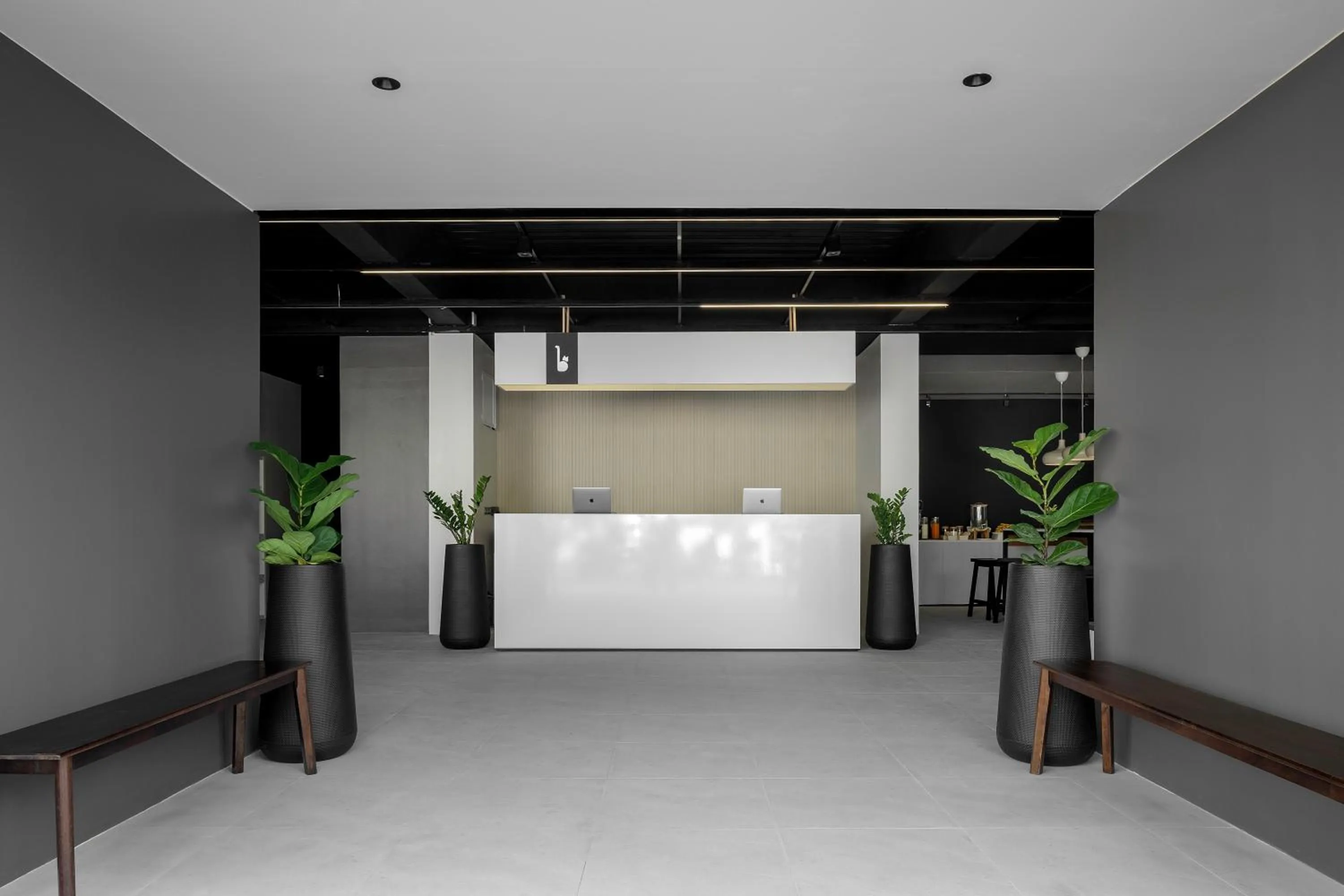 Lobby or reception in BedTime Hotel Samui