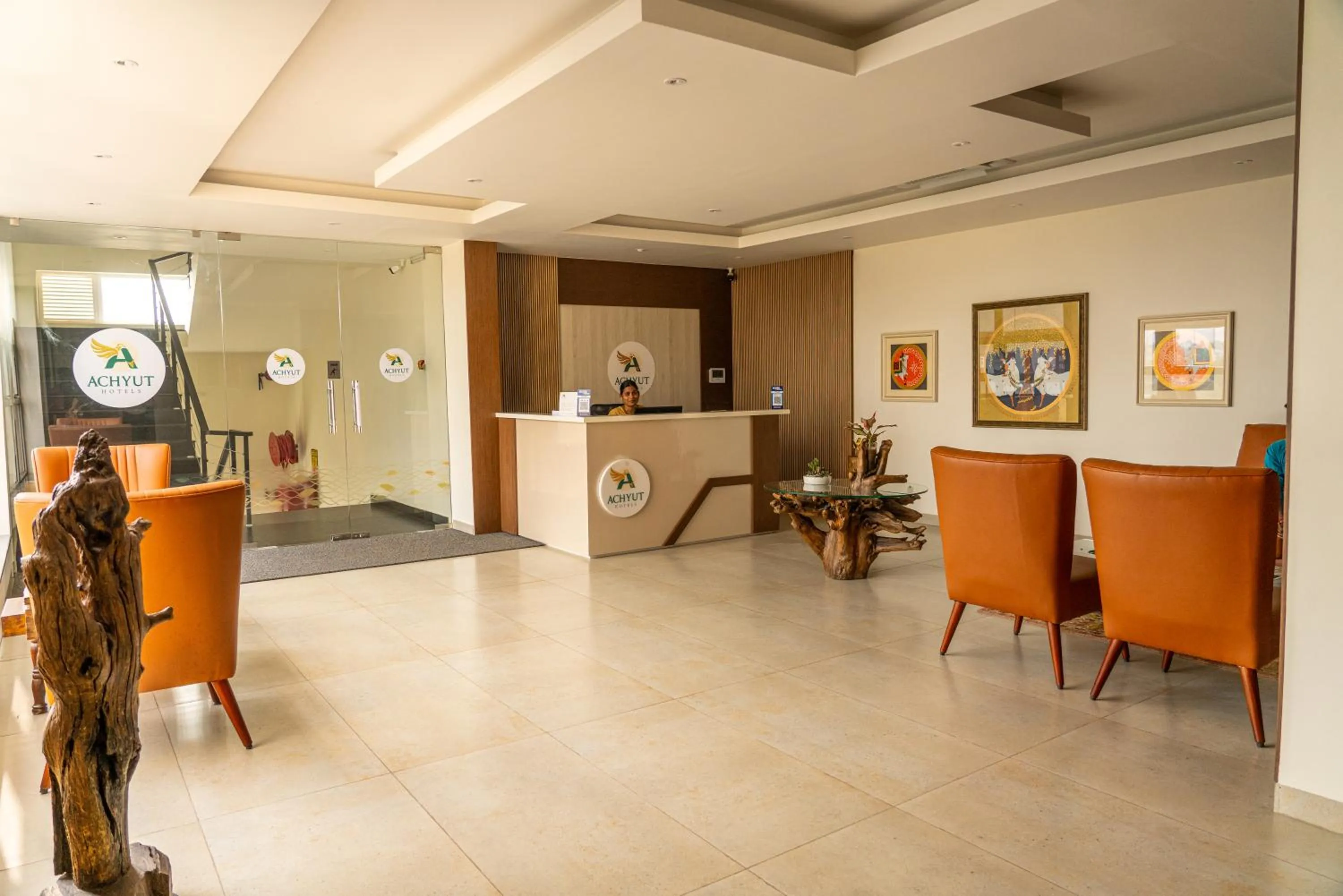 Seating area in HOTEL ACHYUT