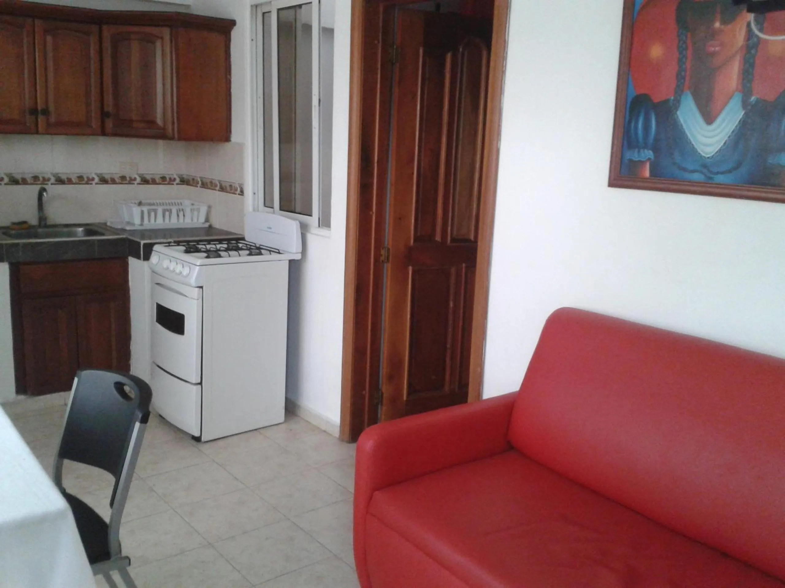 Seating area in Aparthotel Genova