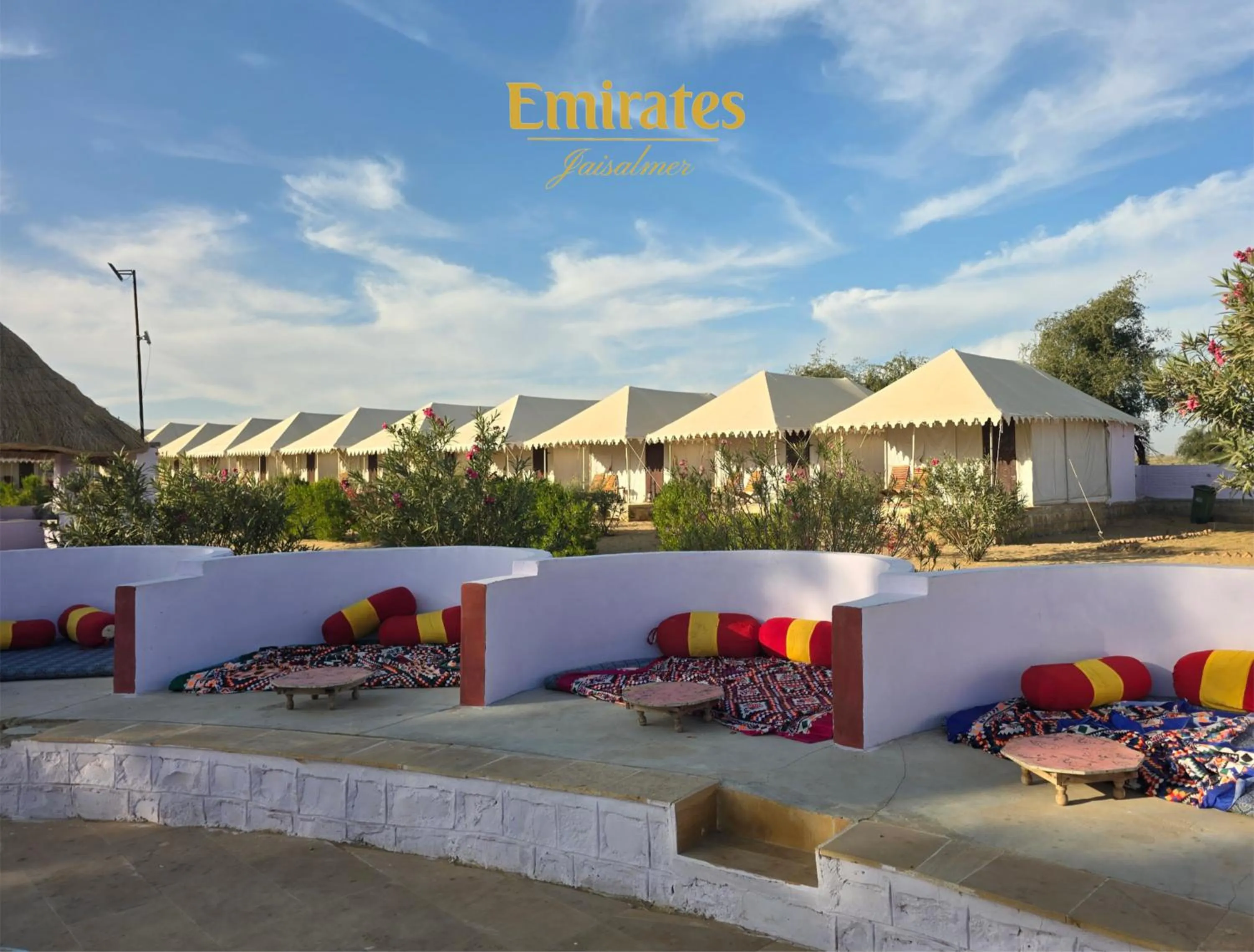 Evening entertainment in Emirates Luxury Desert Camps