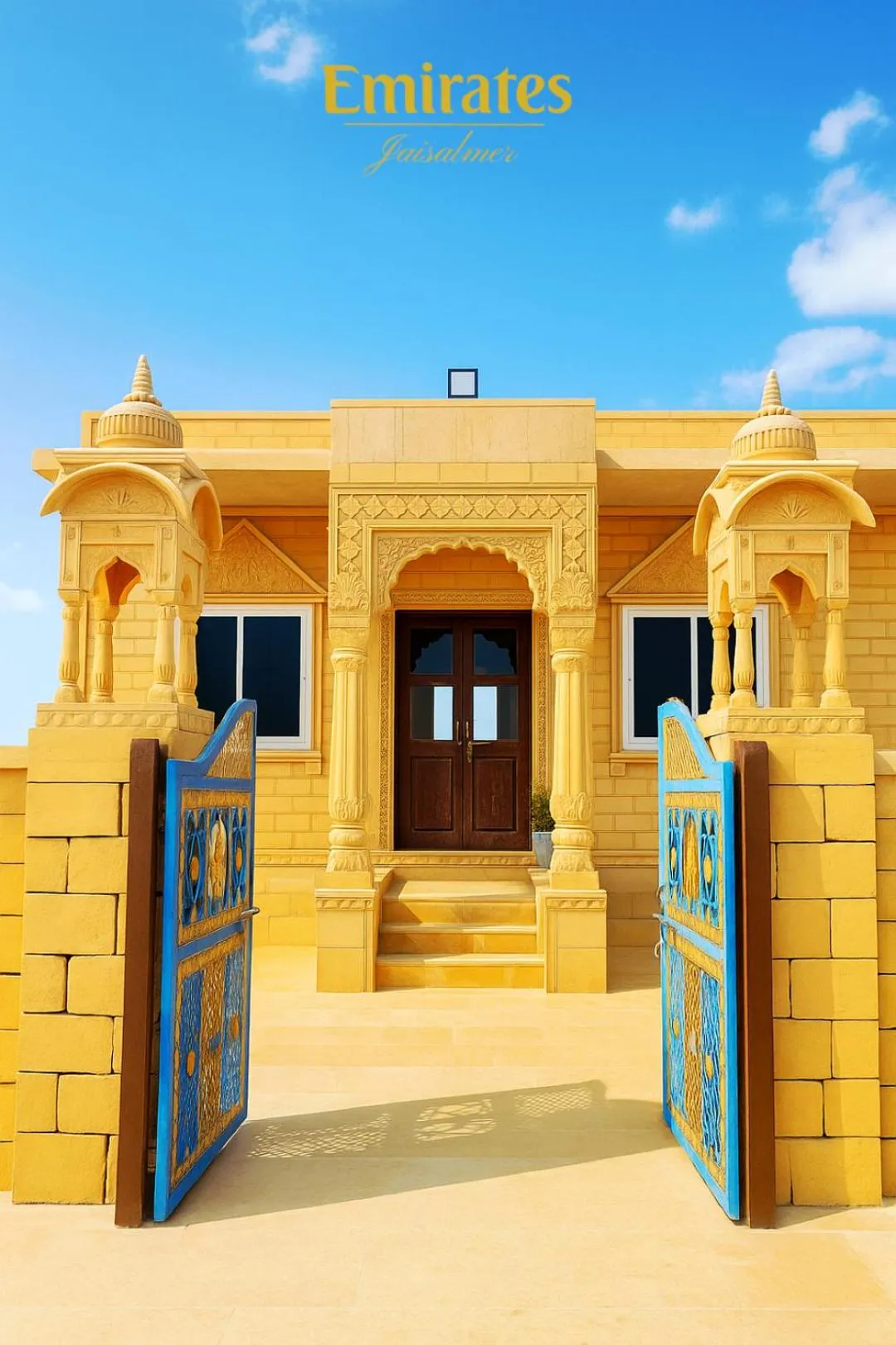 Facade/entrance in Emirates Luxury Desert Camps