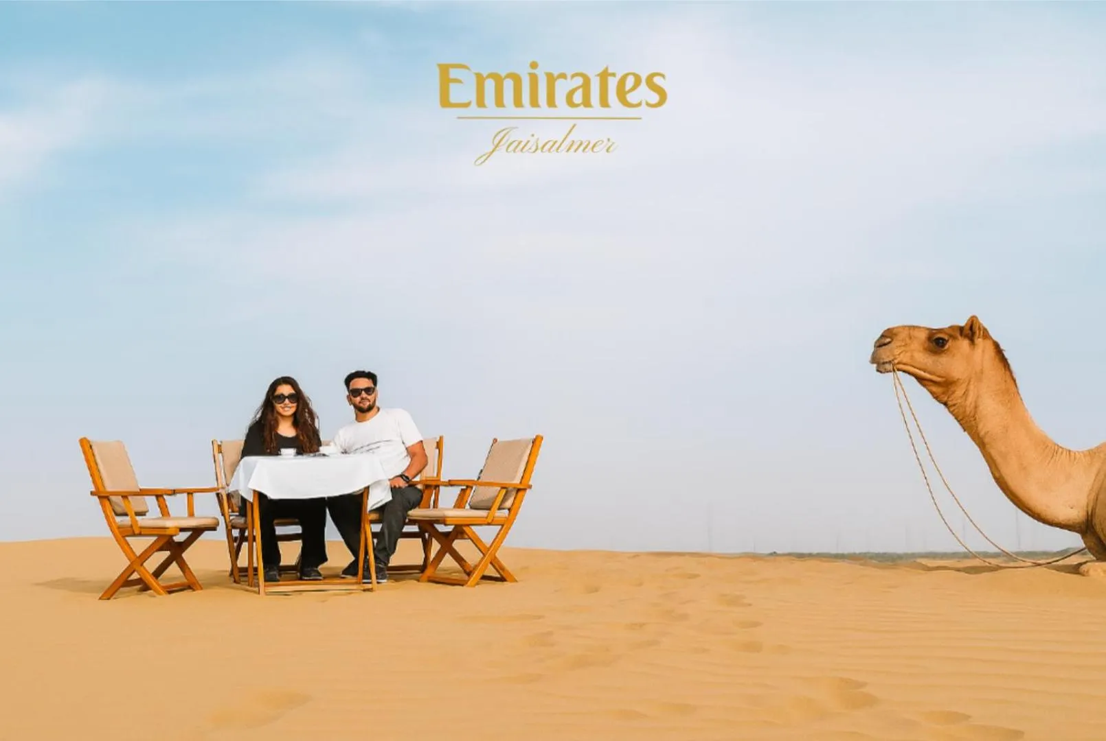 People in Emirates Luxury Desert Camps