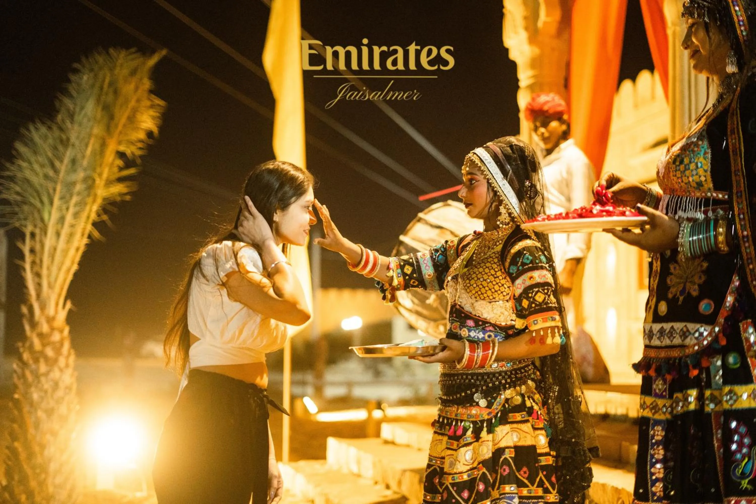Evening entertainment in Emirates Luxury Desert Camps