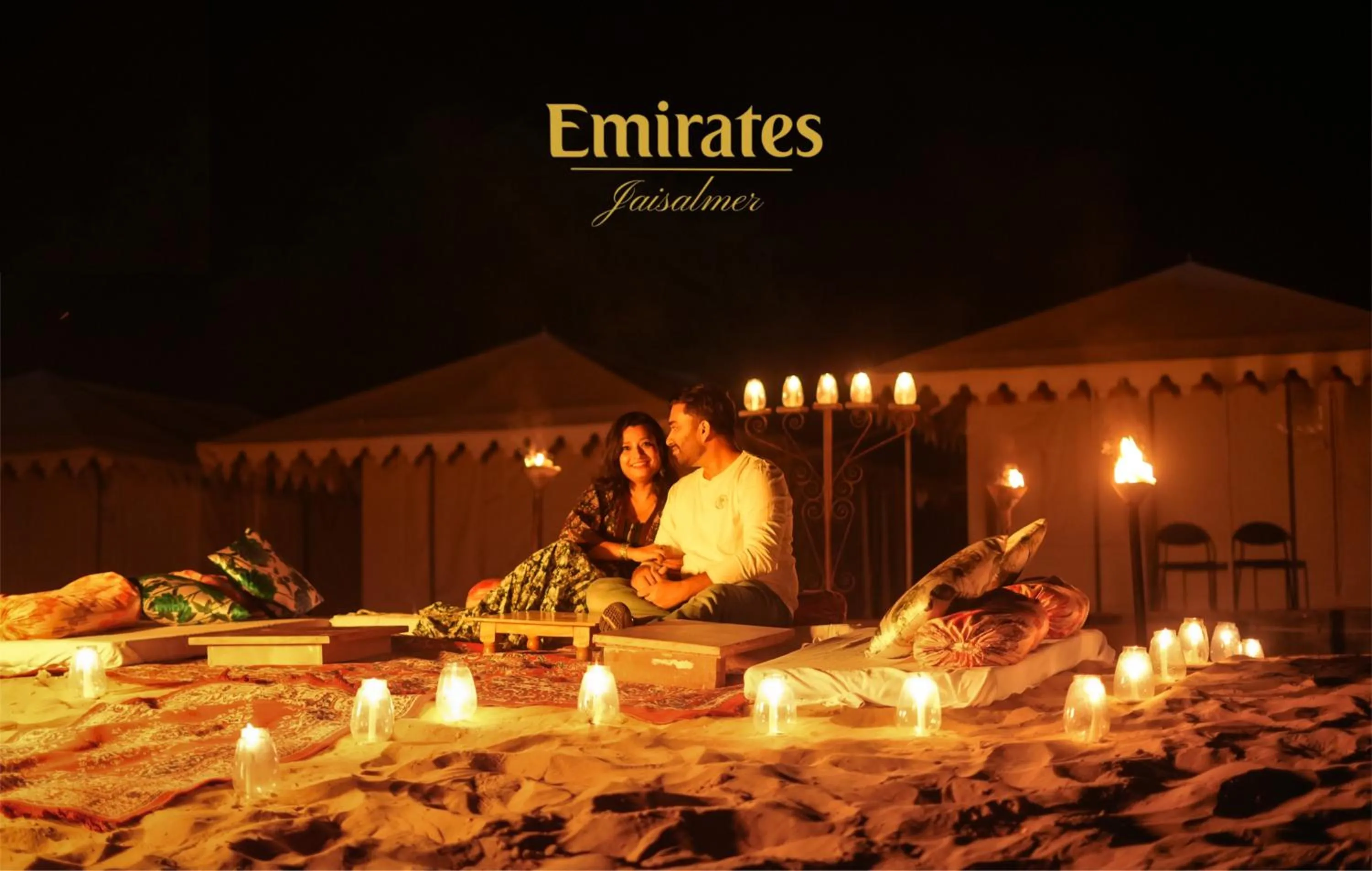 People in Emirates Luxury Desert Camps