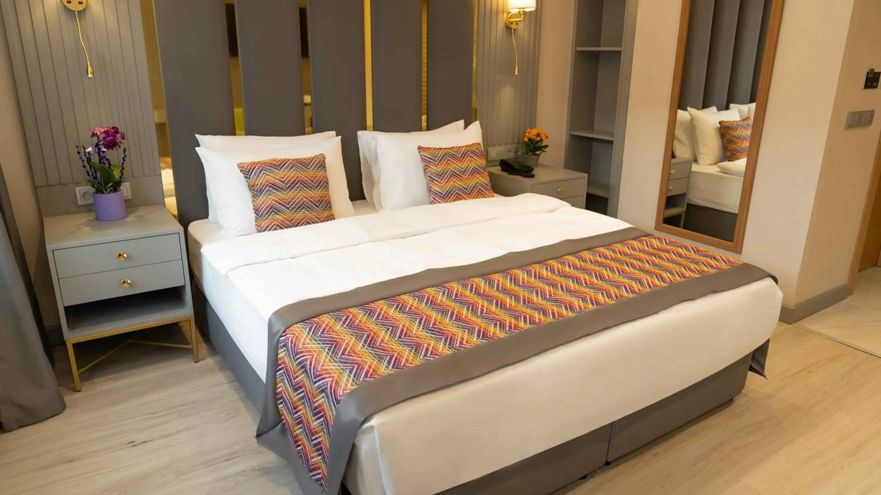 Bed in The Külsümz Hotel