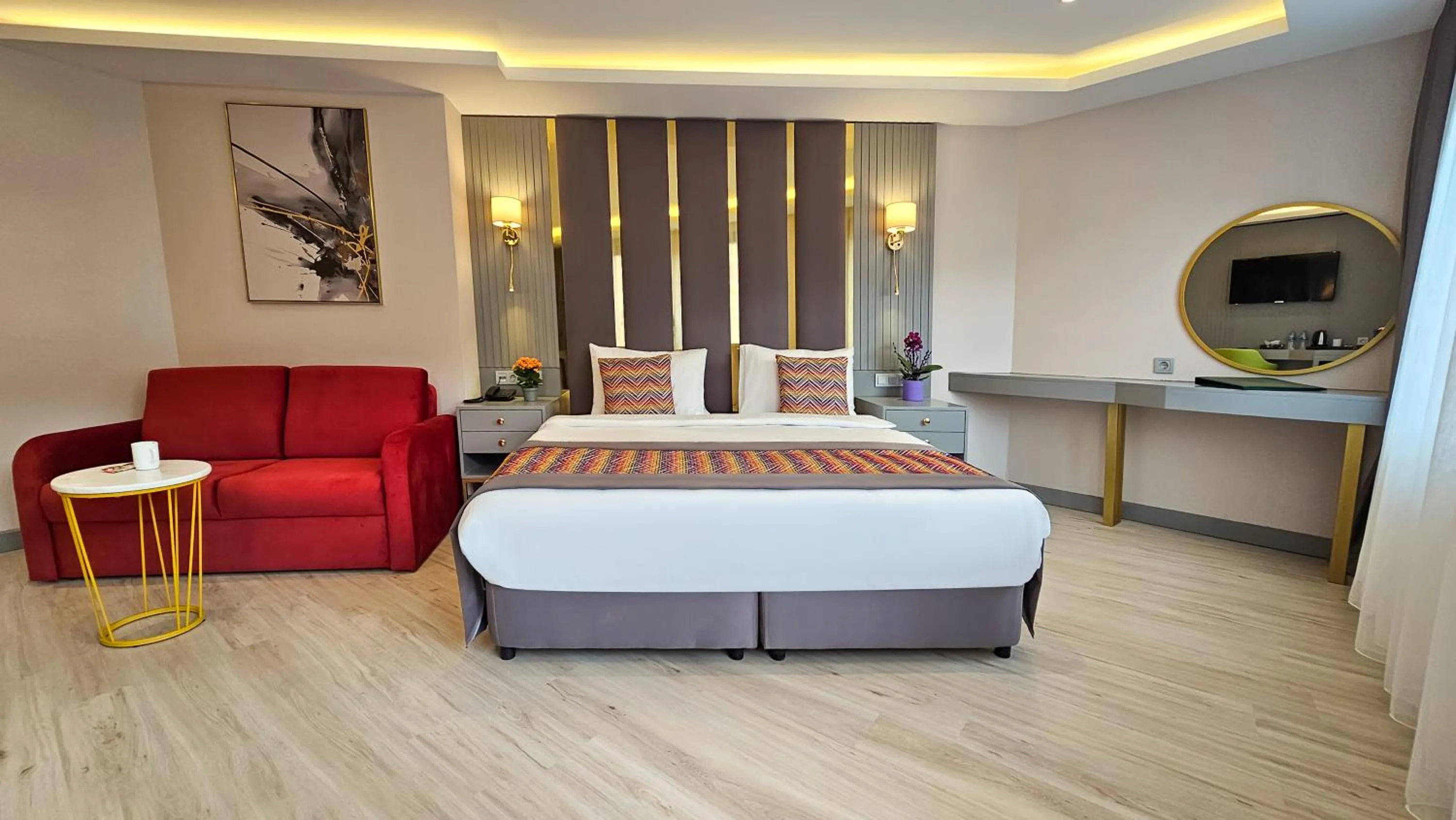 Bed in The Külsümz Hotel