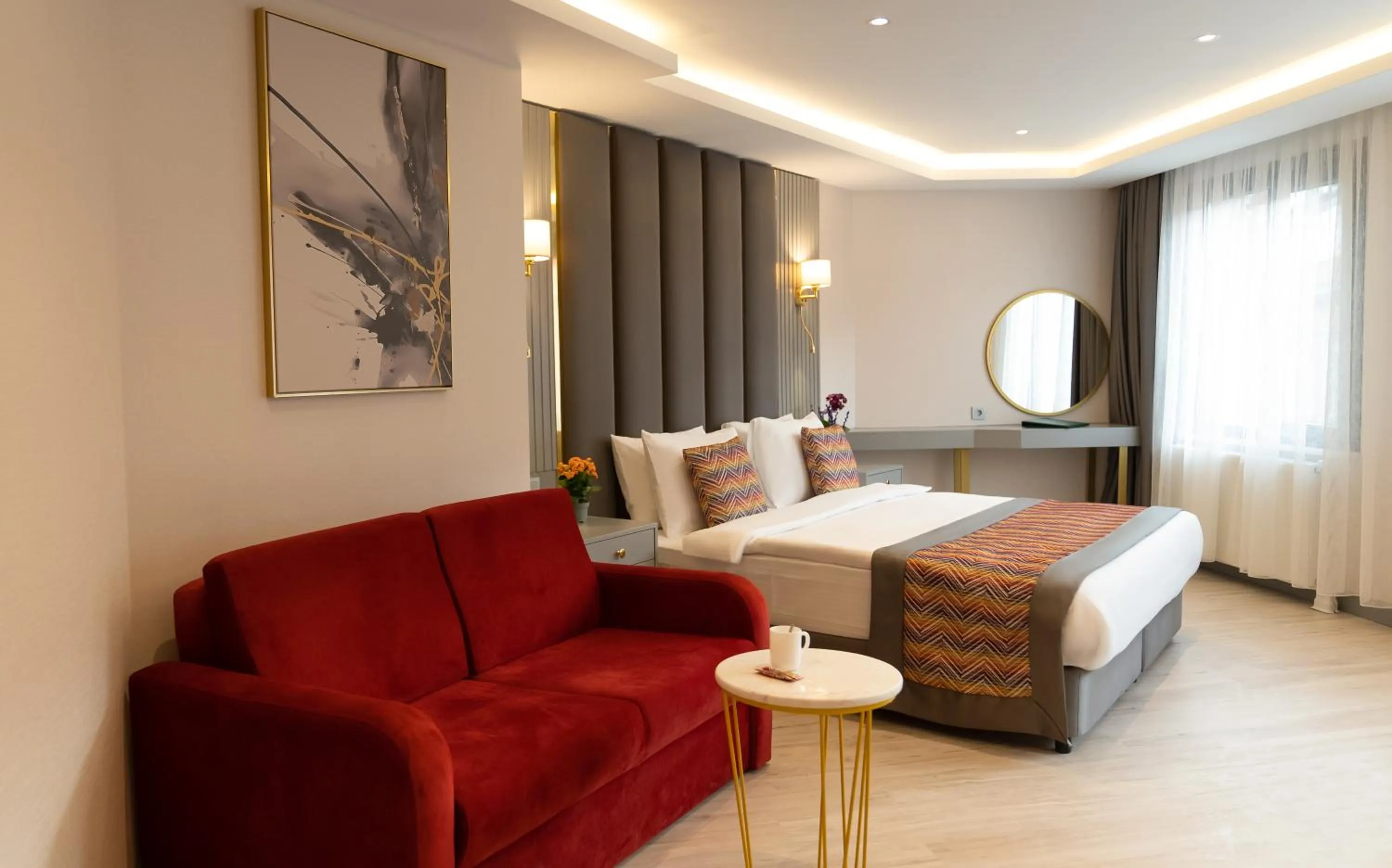 Bed in The Külsümz Hotel