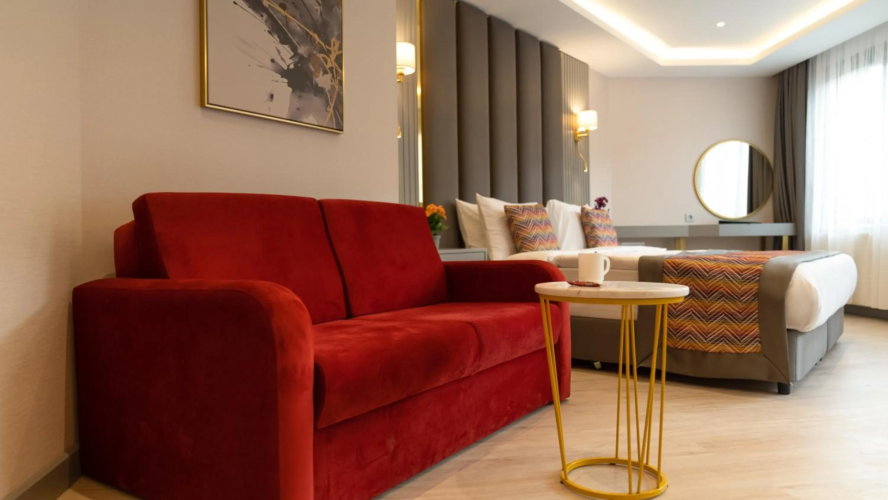 Seating area in The Külsümz Hotel