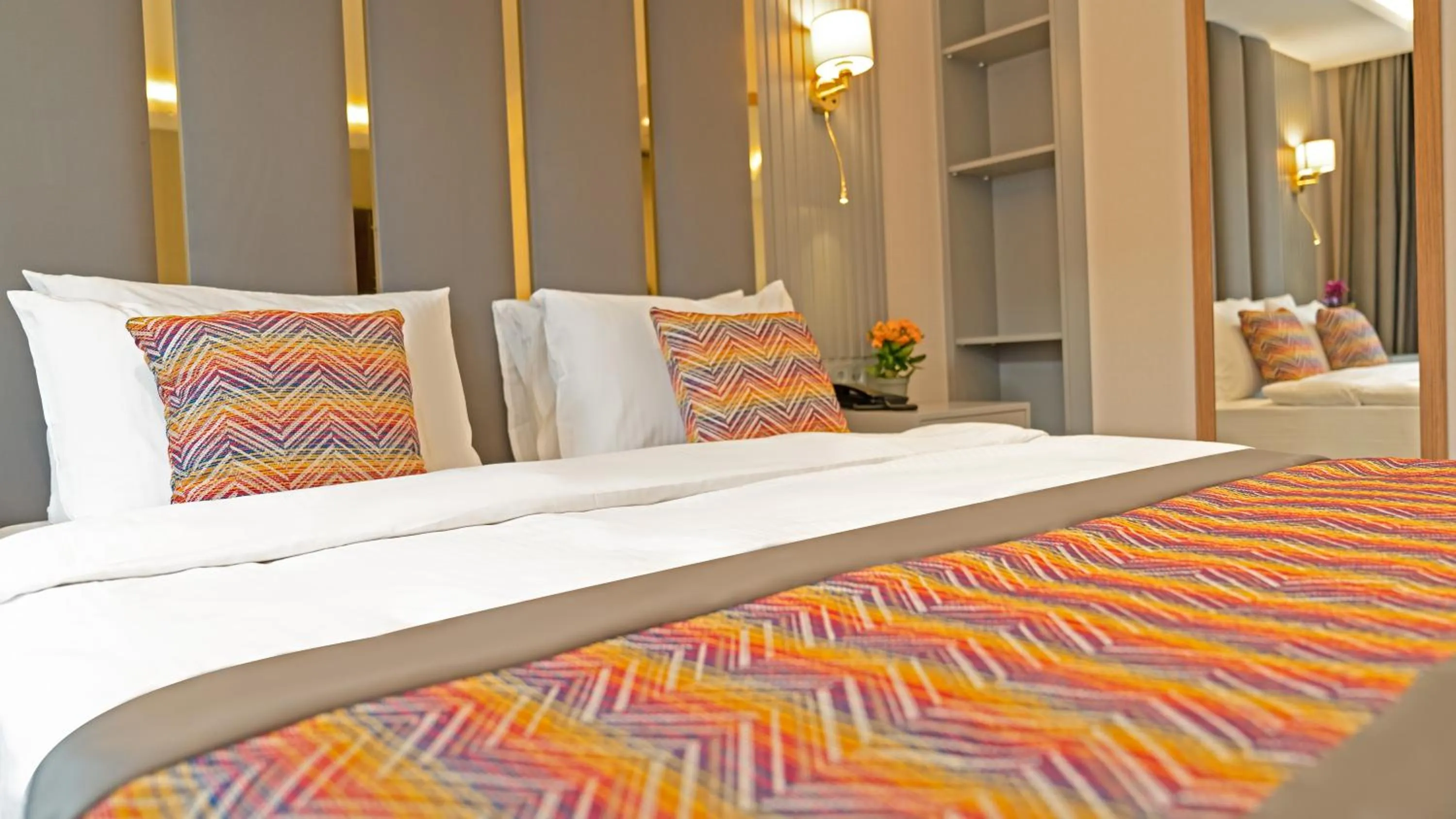 Bed in The Külsümz Hotel