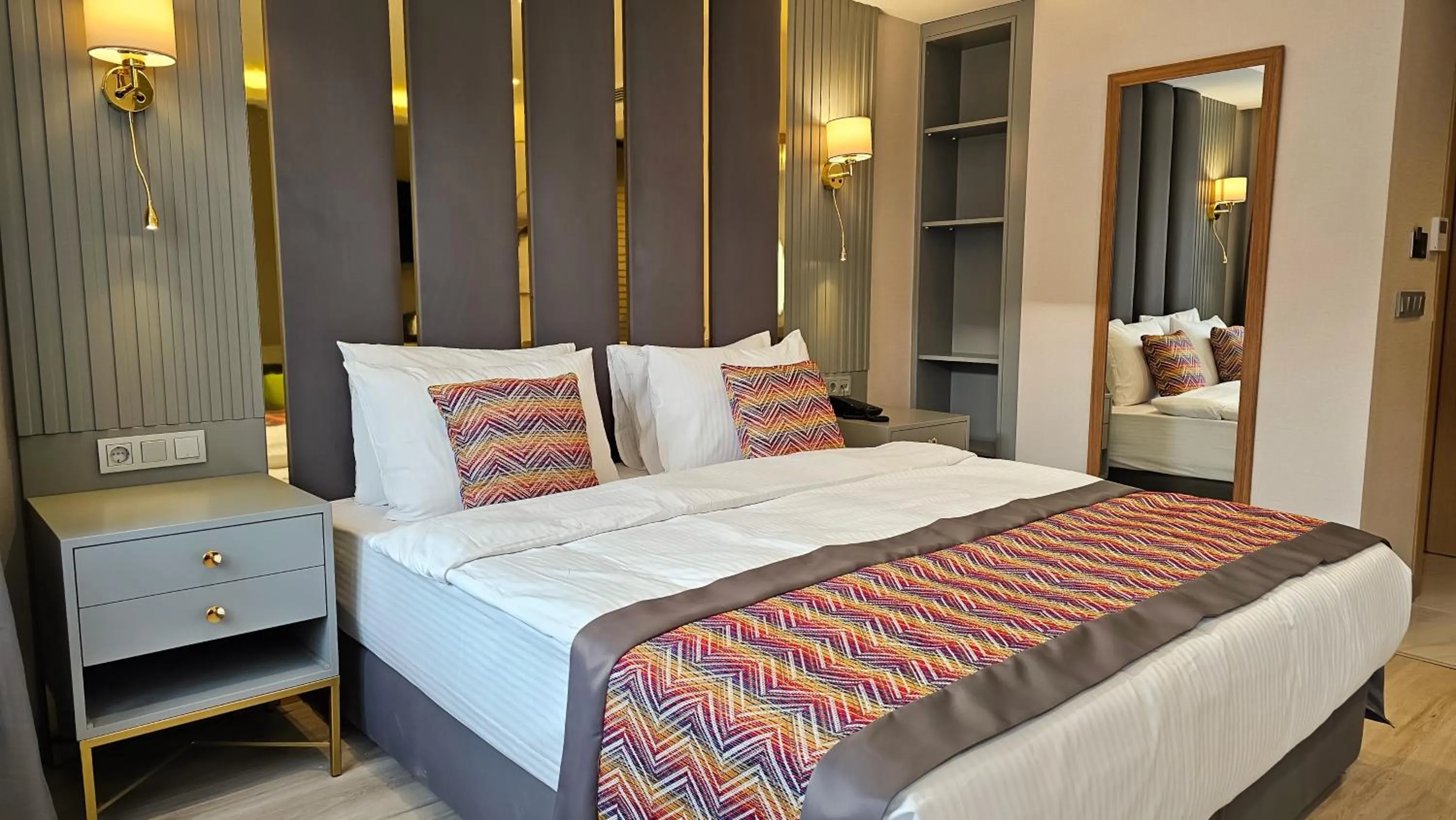 Bed in The Külsümz Hotel