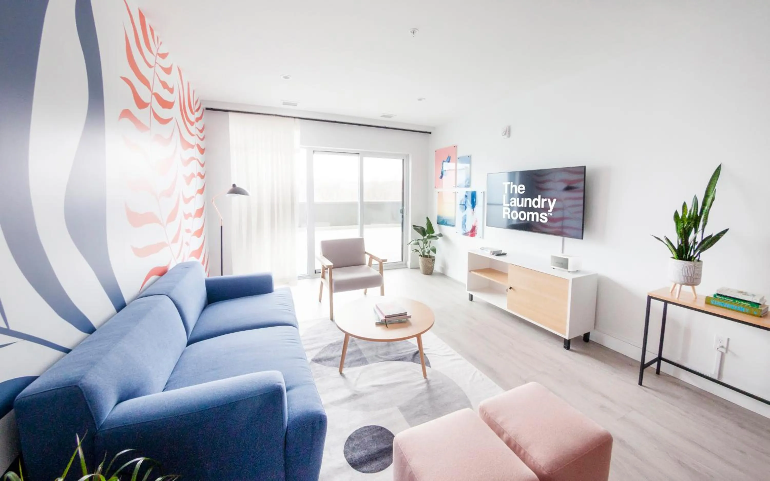 Communal lounge/ TV room in The Laundry Rooms Gaslight Cambridge