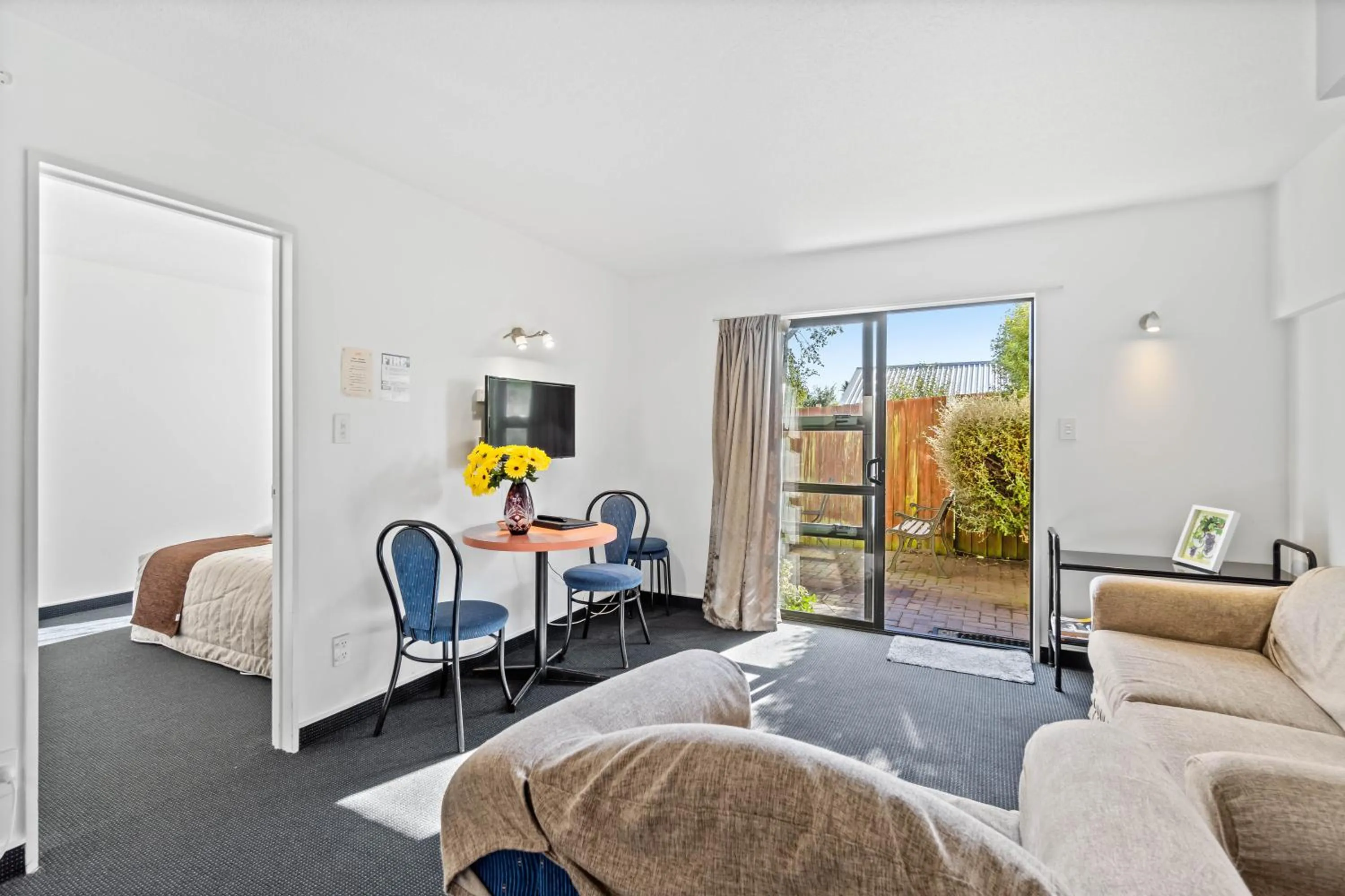 Living room in Ascot Vale Motor Lodge