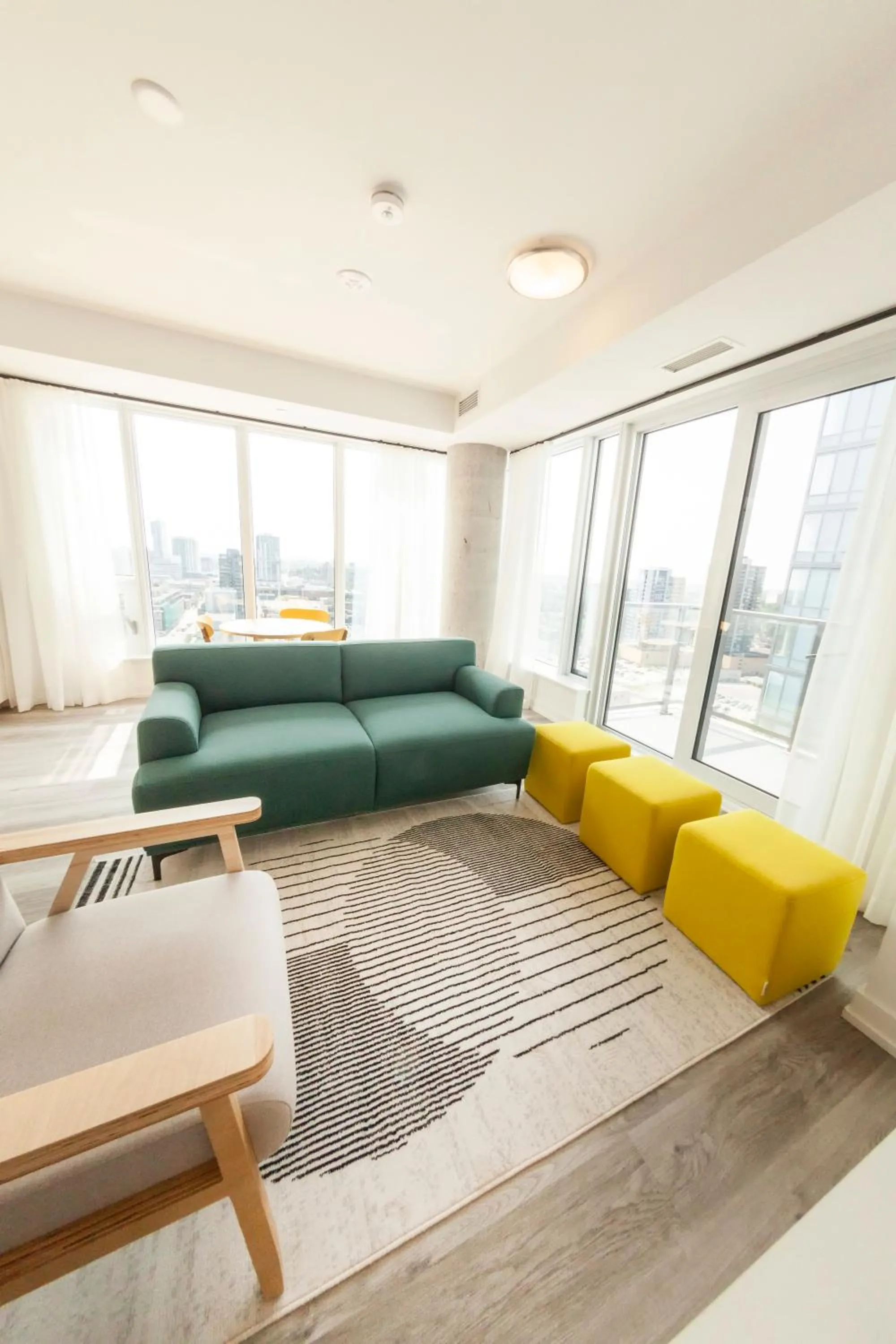Living room in The Laundry Rooms Station Park Kitchener