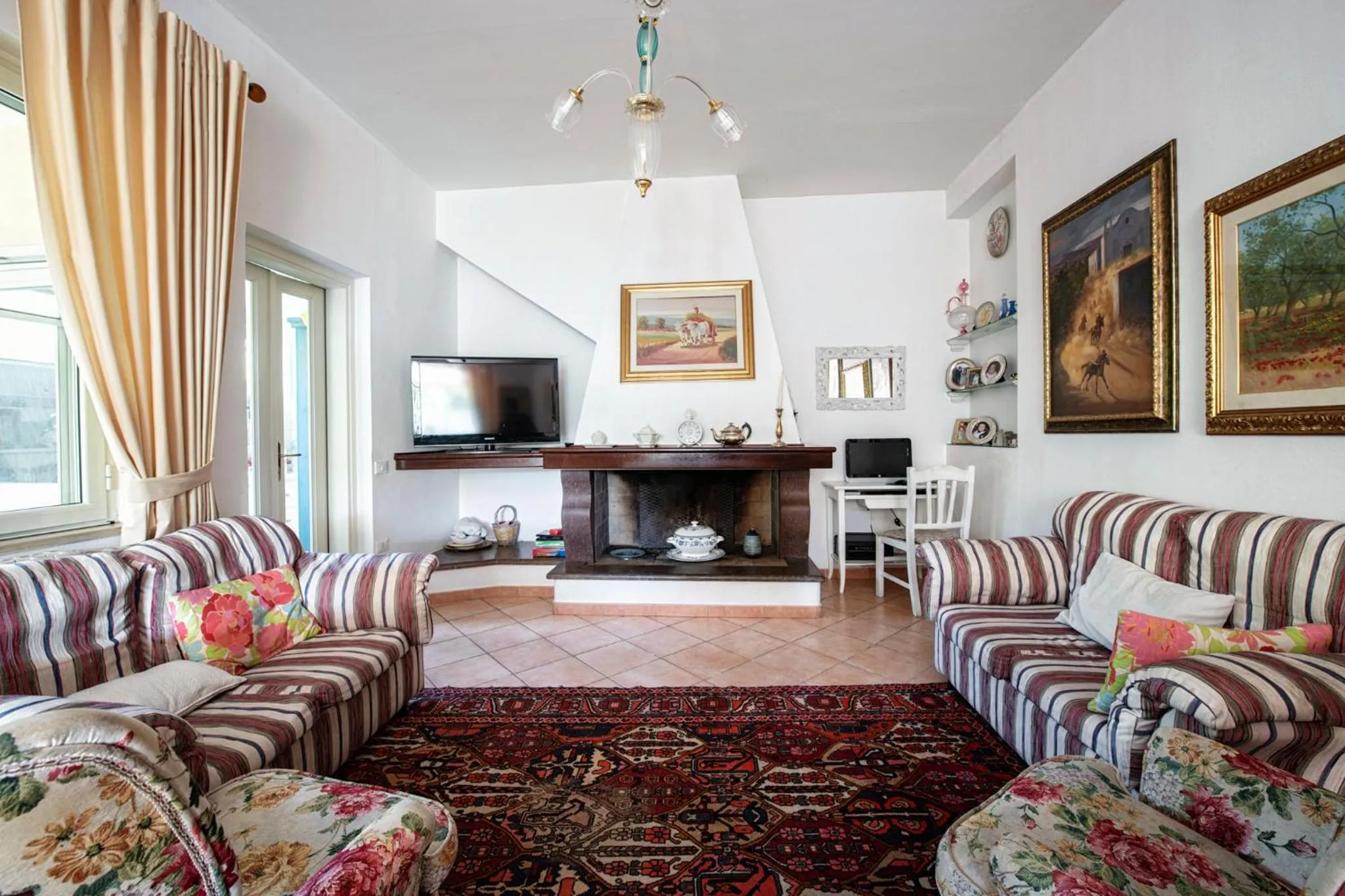 Seating area in B&B Da Marcella