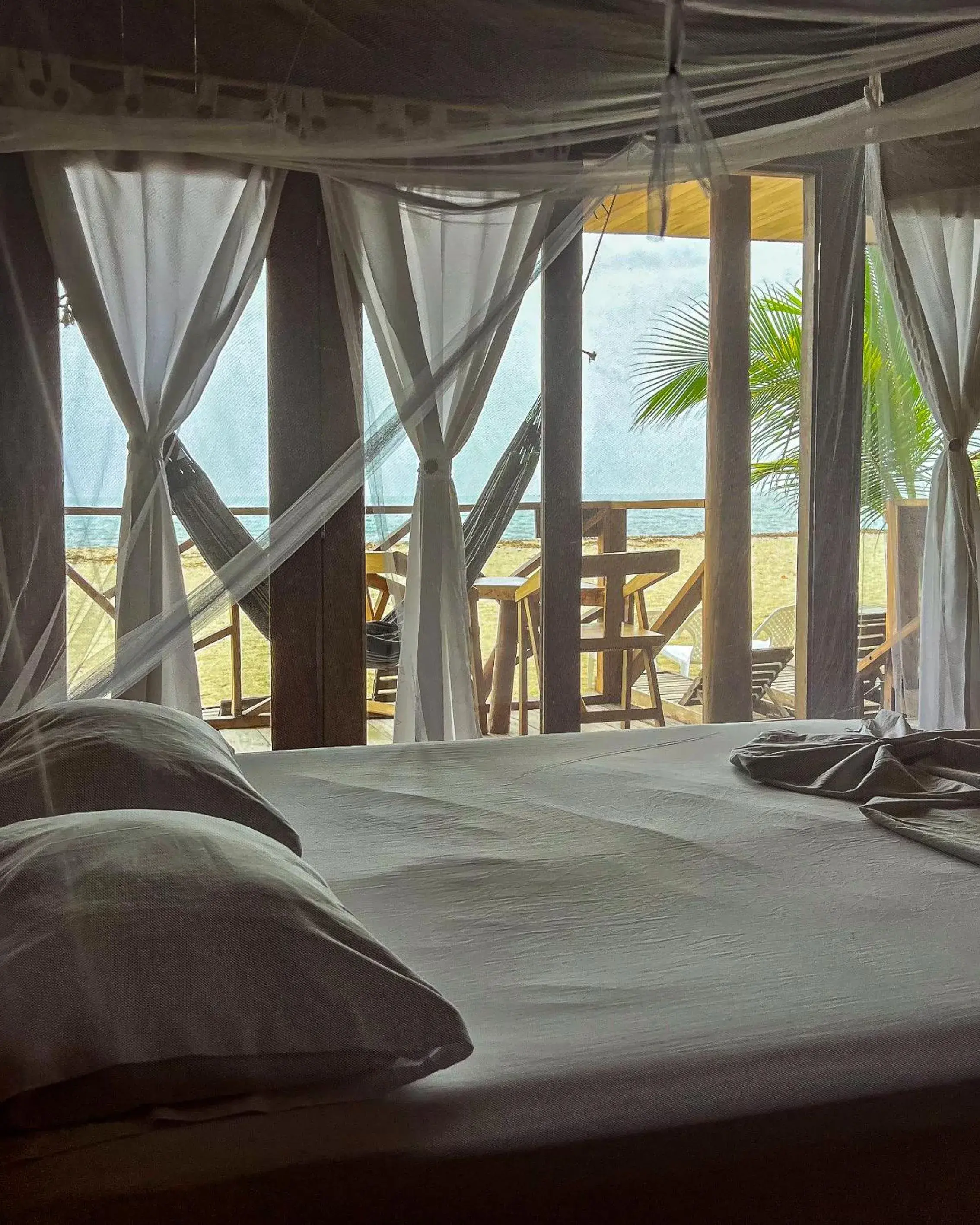 Deluxe Double Room with Sea View in Hostal MOCAMBO BEACH Deluxe Double Room with Sea View in Hostal MOCAMBO BEACH