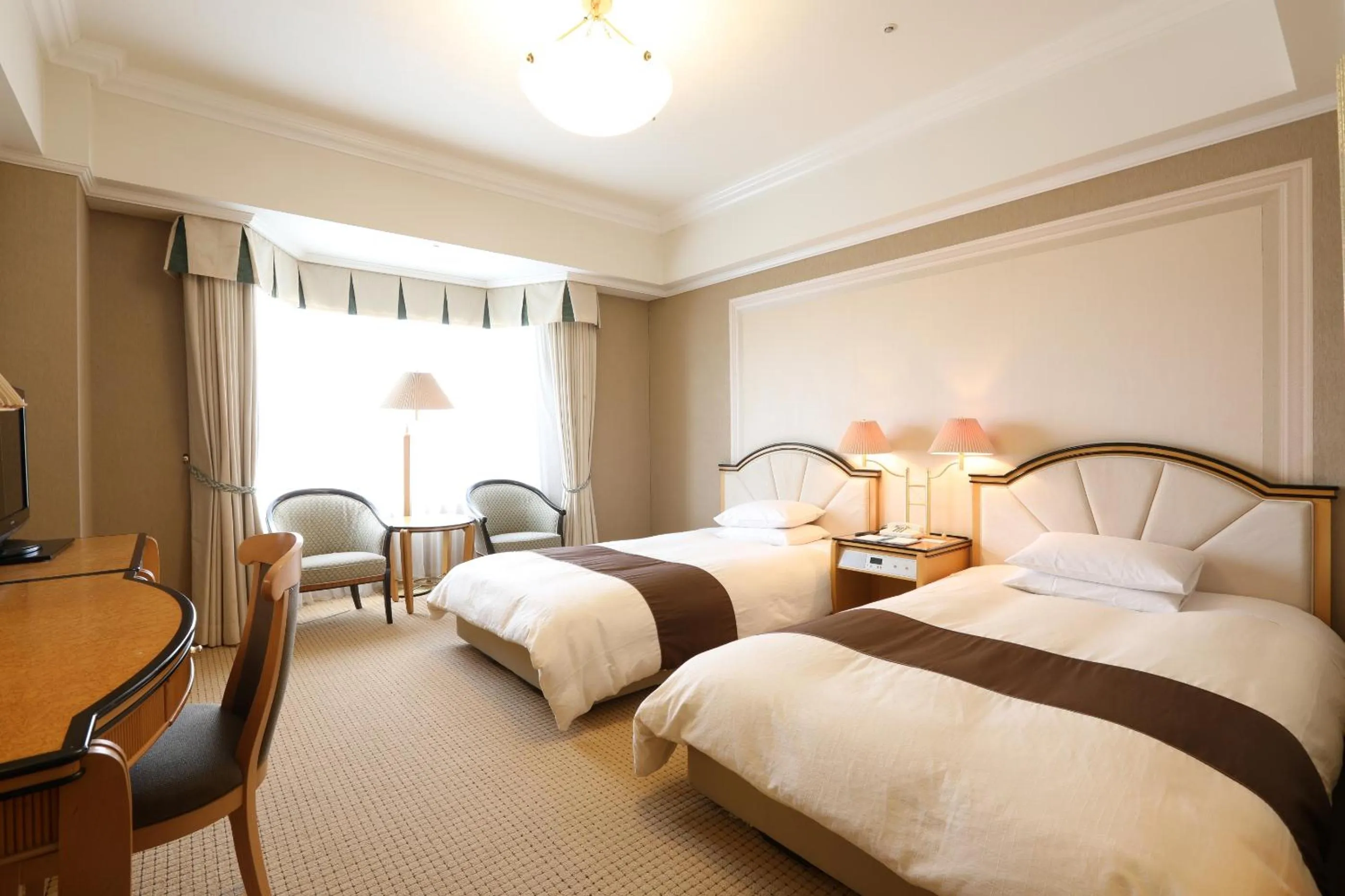 Photo of the whole room, Bed in Imabari Kokusai Hotel