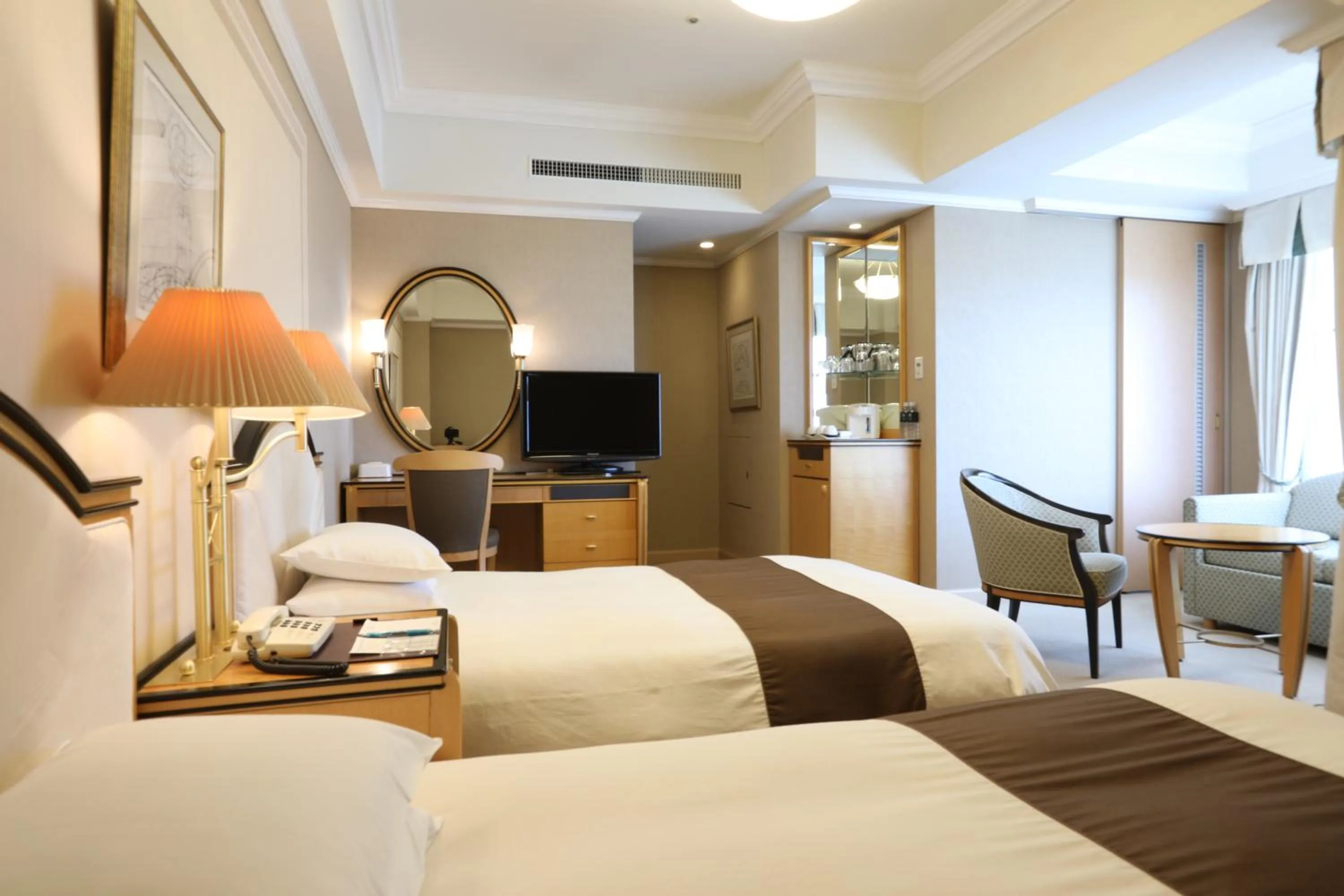 Photo of the whole room, Bed in Imabari Kokusai Hotel