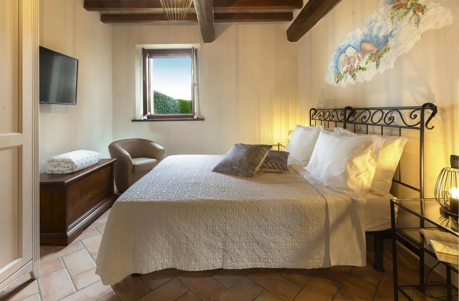 Photo of the whole room, Bed in Agriturismo Il Brugnolo