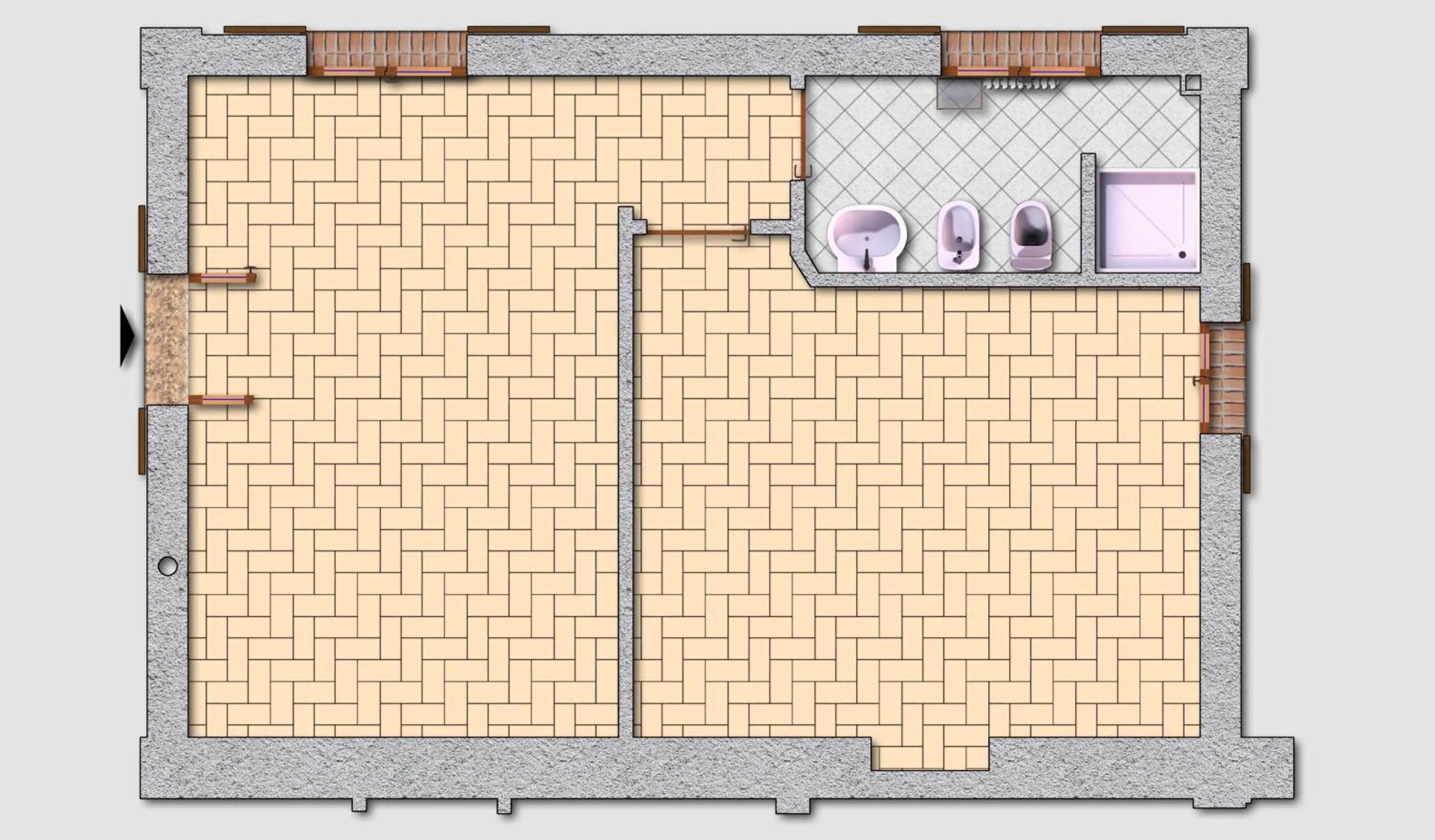 Photo of the whole room in Agriturismo Il Brugnolo