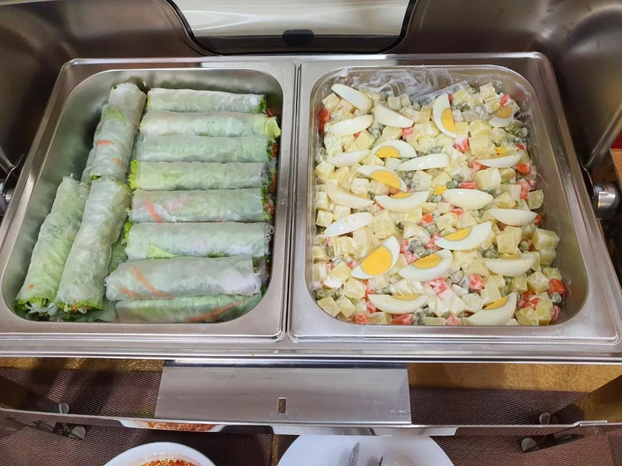 Breakfast in Lang Chai Hotel Cat Ba