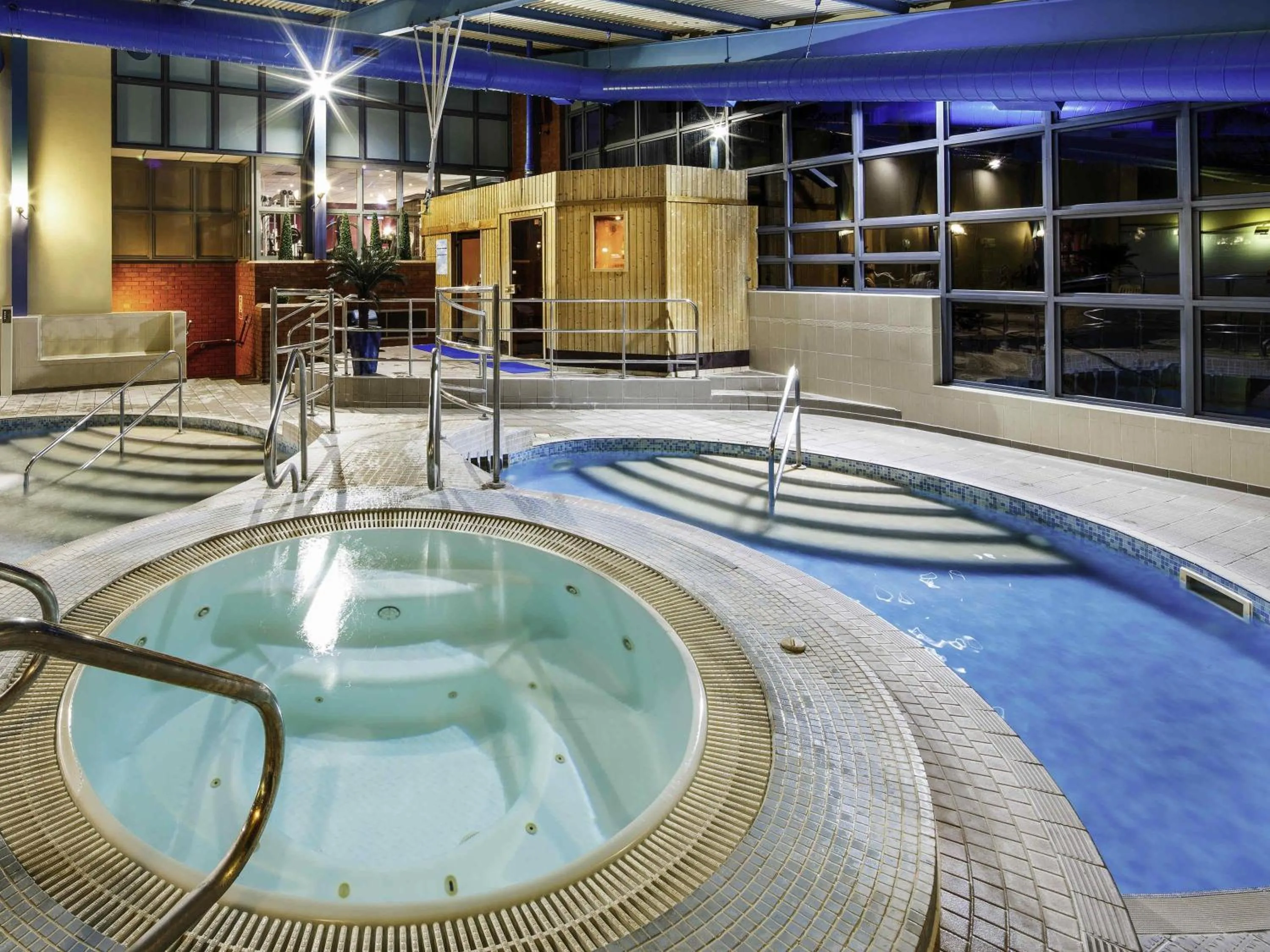 Pool view in Mercure Chester Abbots Well Hotel