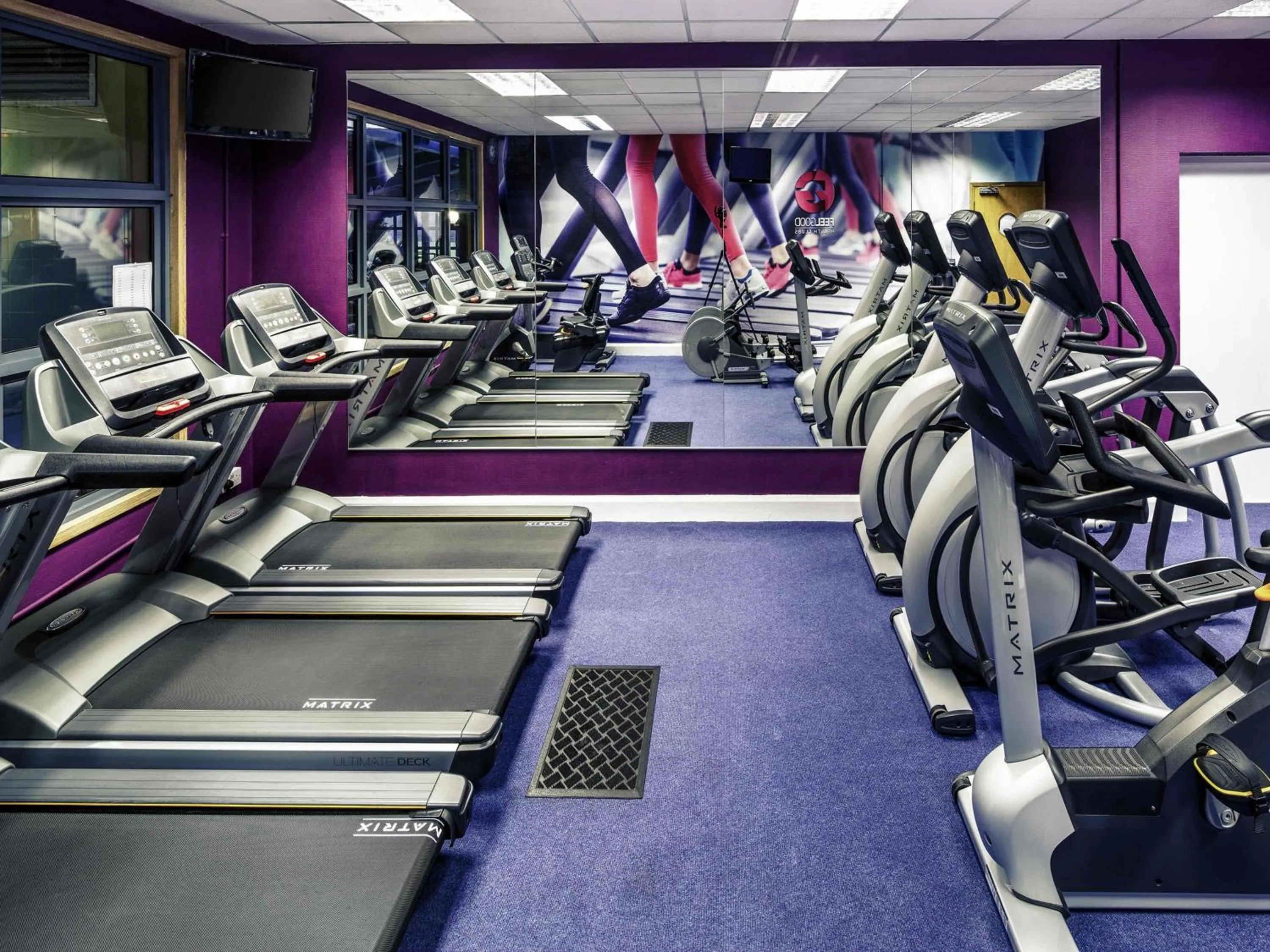 Fitness centre/facilities in Mercure Chester Abbots Well Hotel