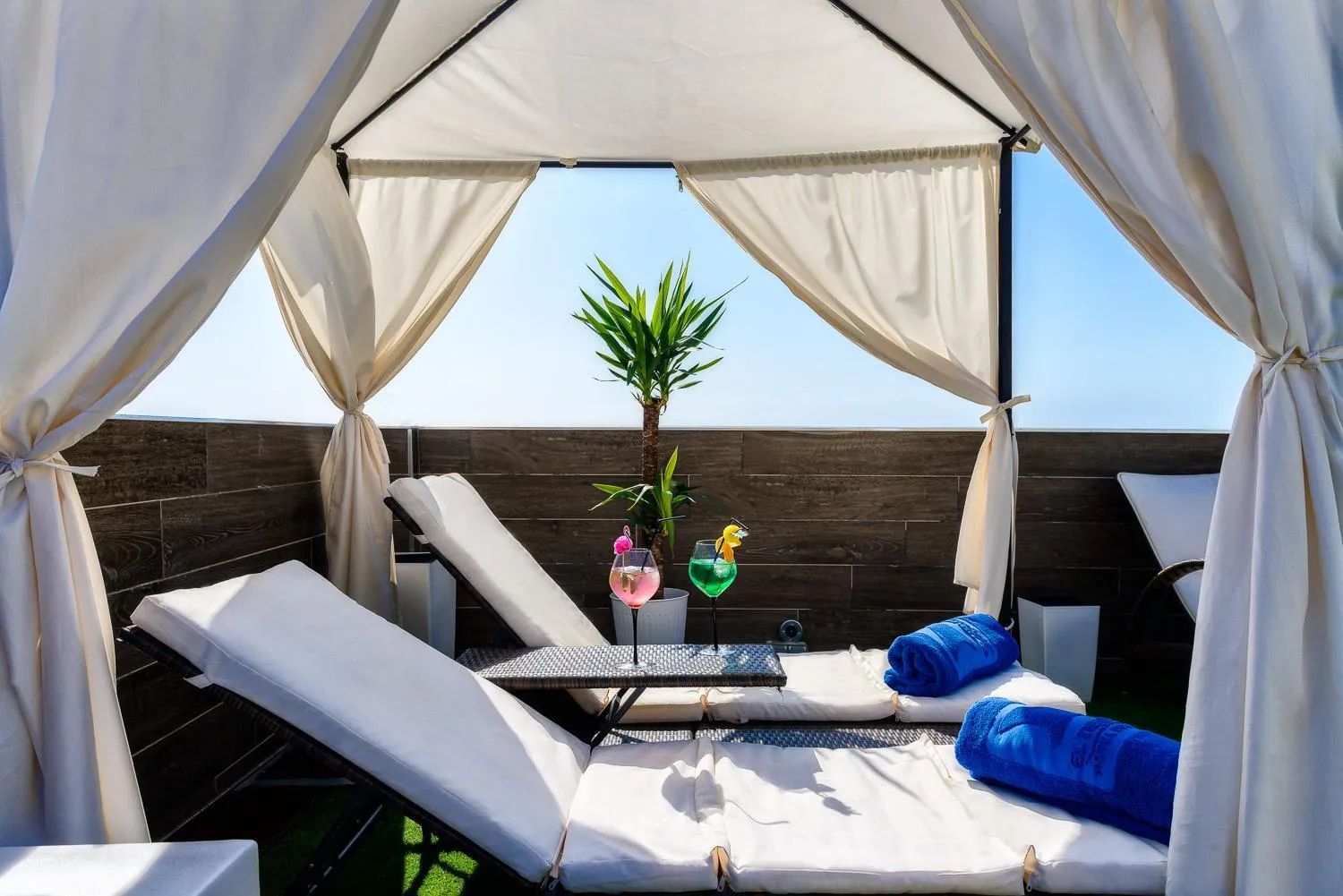 Balcony/Terrace in Moon Dreams Torremolinos - Adults Recommended