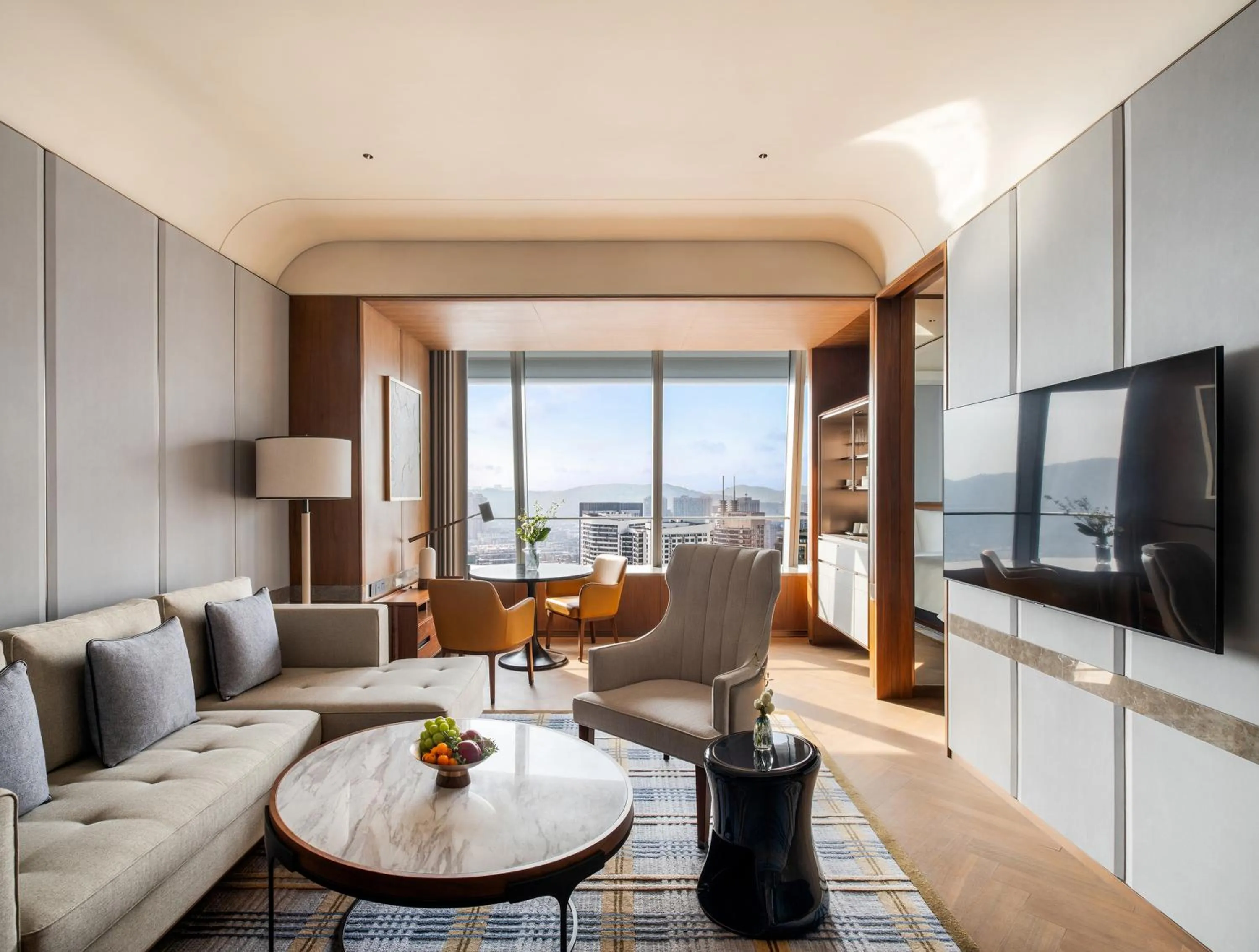 Living room in Four Seasons Hotel Dalian