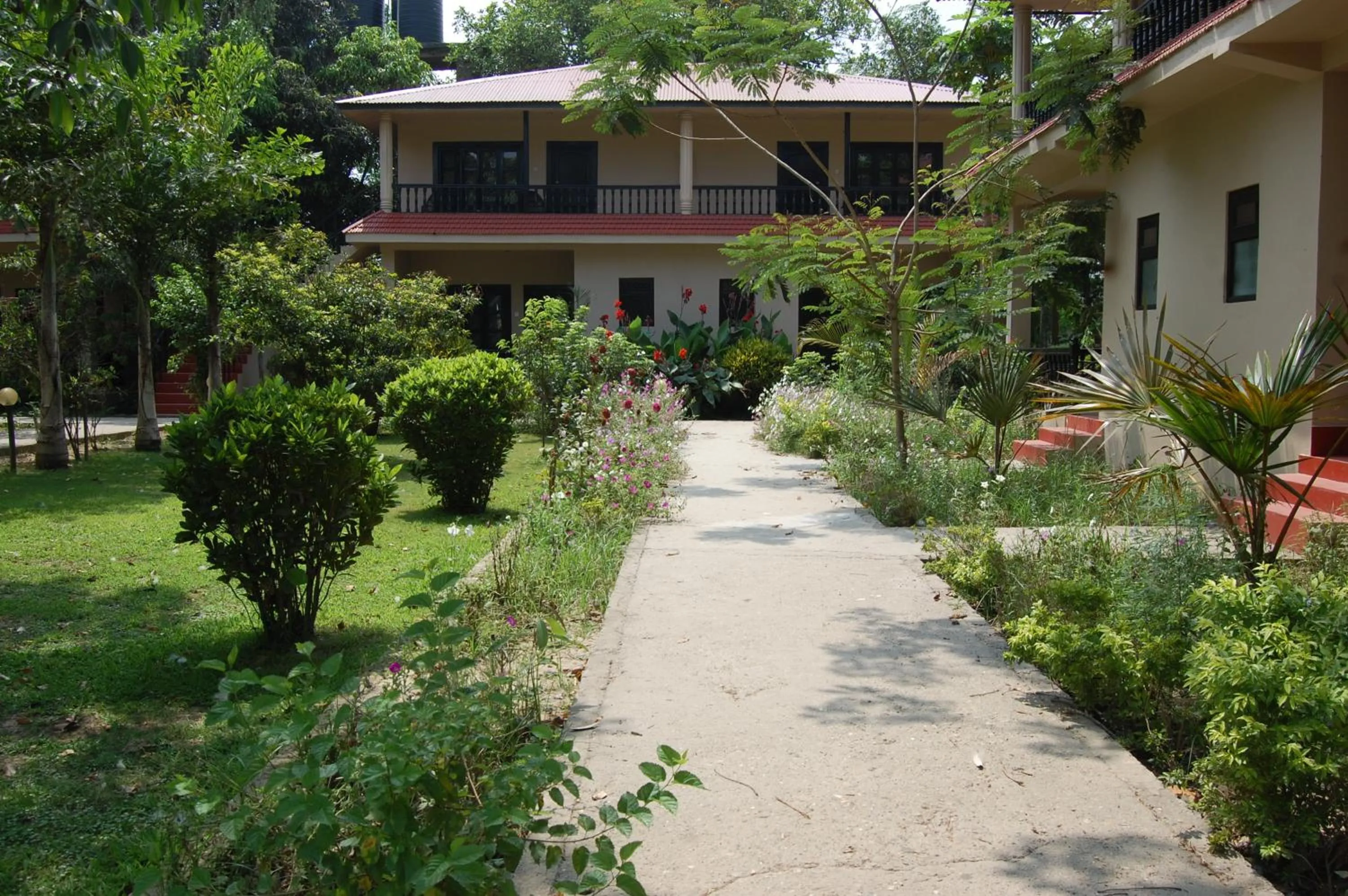 Garden view in Hotel Parkland