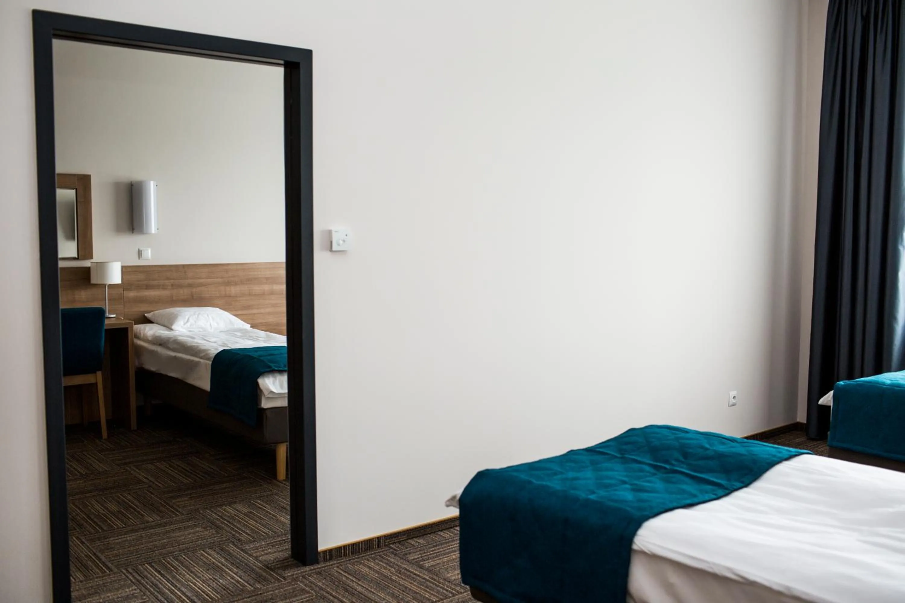 Bed in Hotel Meeting