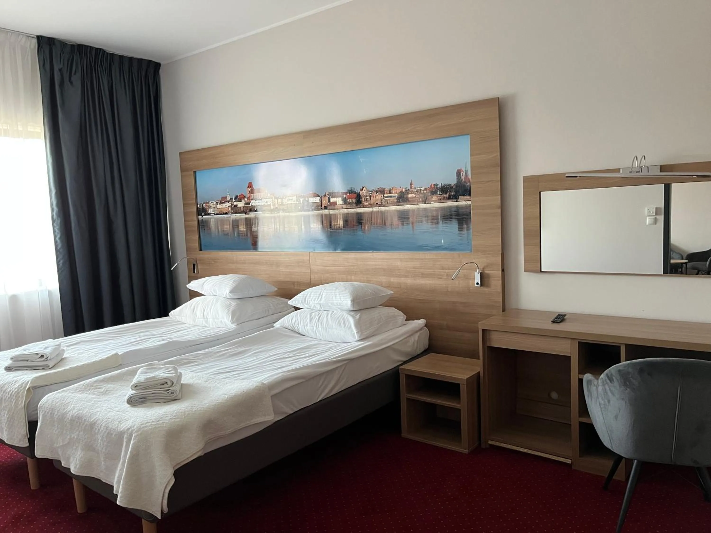 Bed in Hotel Meeting