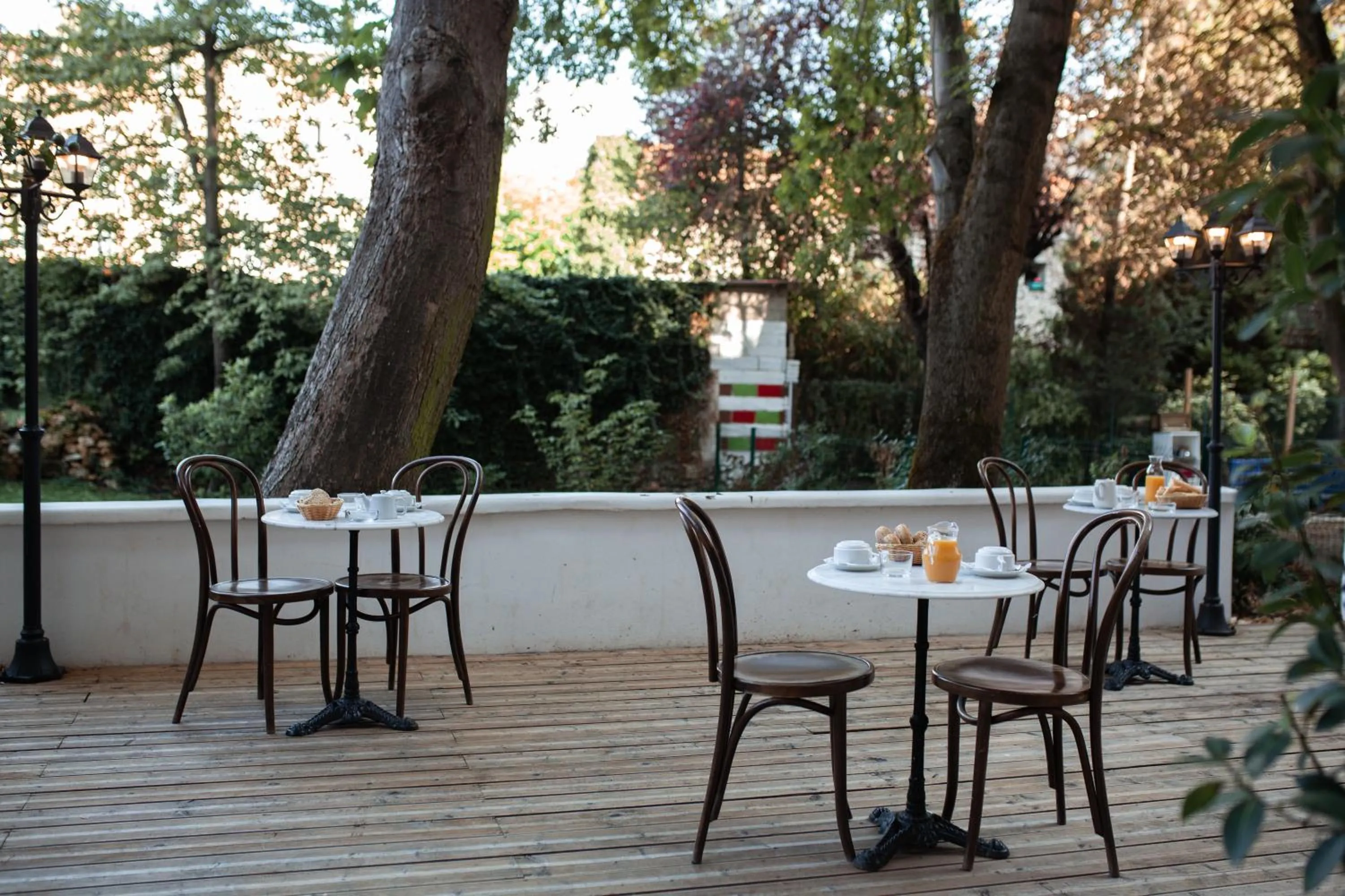 Garden in Hôtel du Parc
