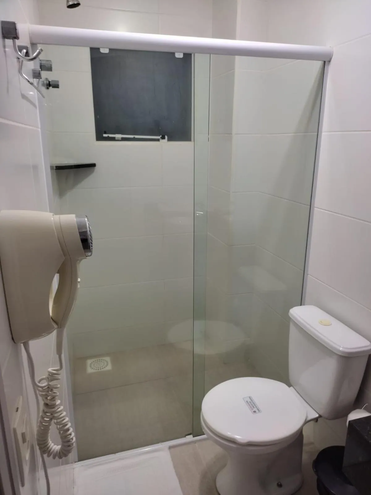 Shower in Hotel Bergozza