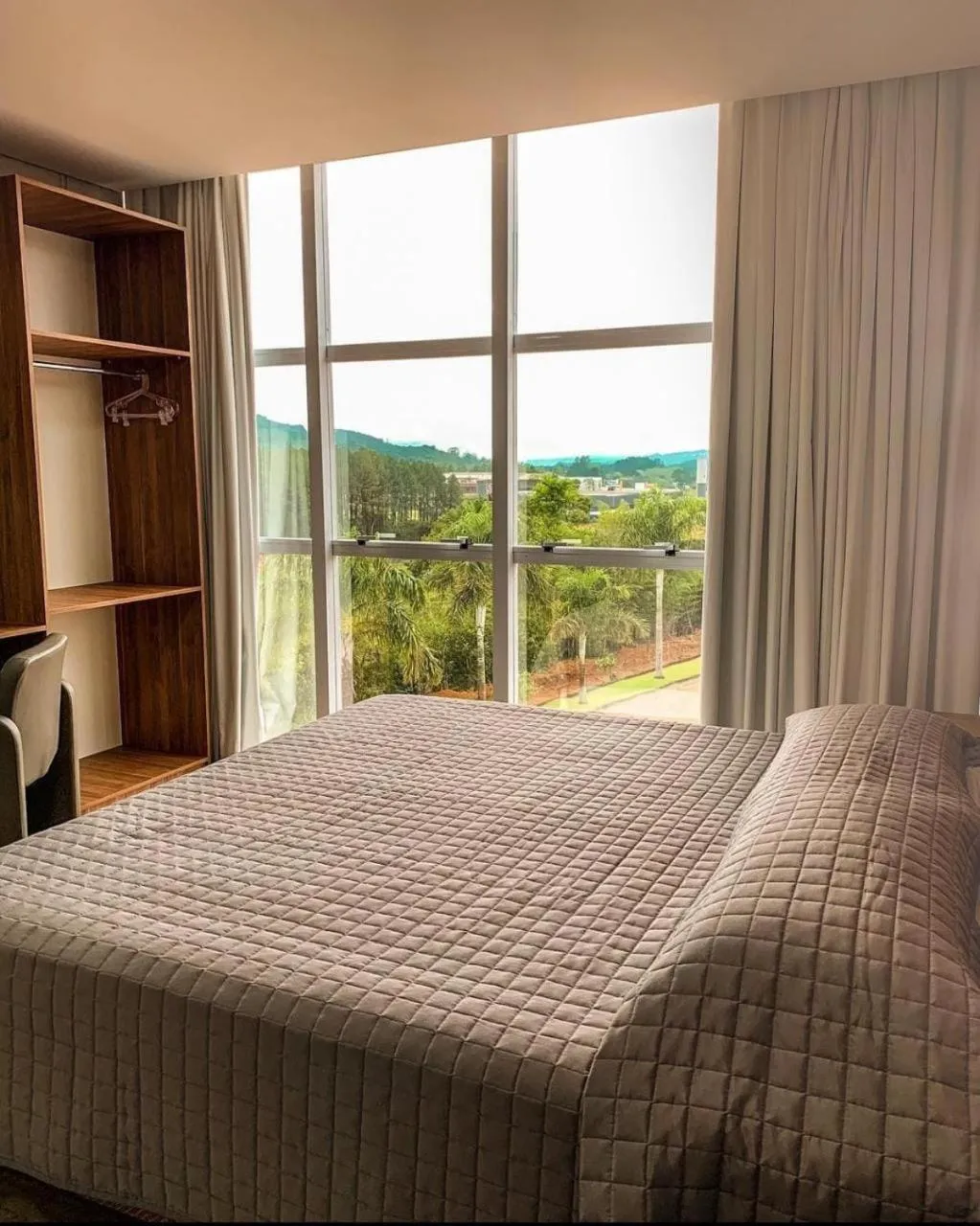 Bed in Hotel Bergozza